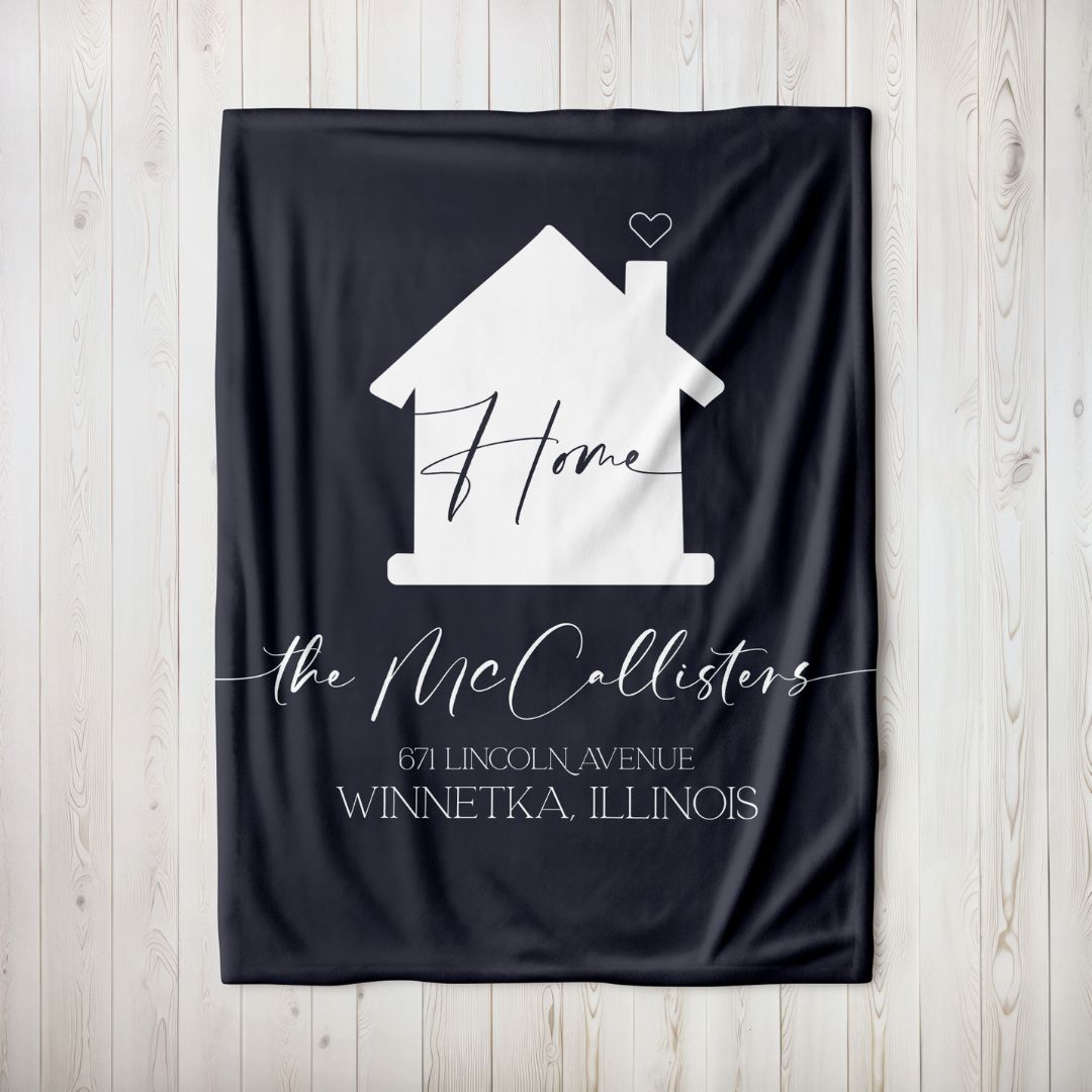 New Home Minky Blanket