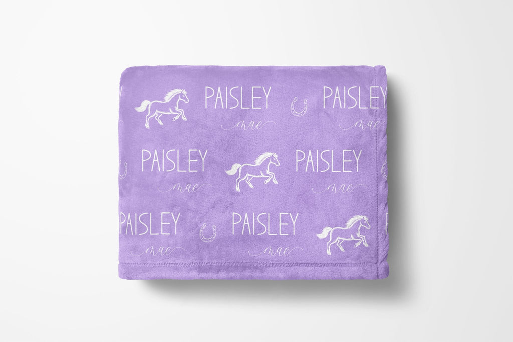 Horse Baby Minky Blanket - Twinklette™