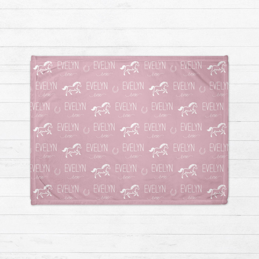 Horse Baby Minky Blanket - Twinklette™