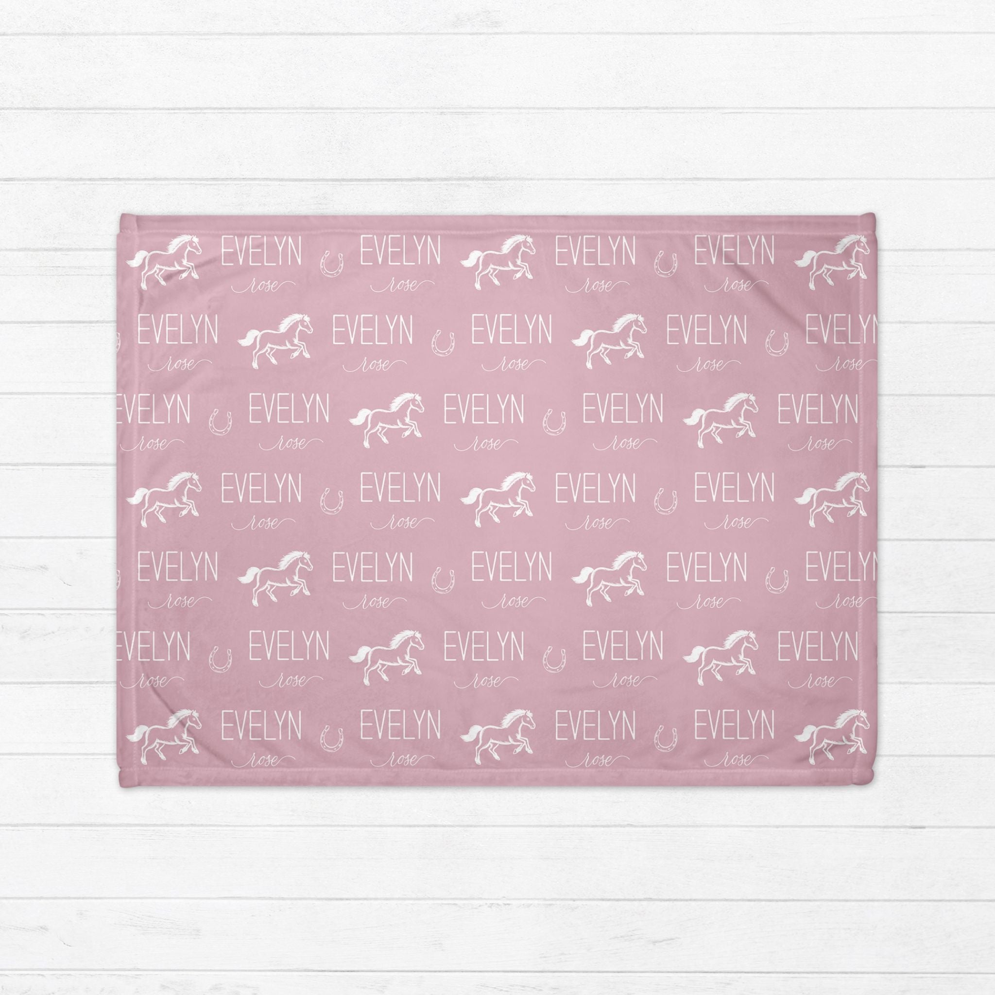 Horse Baby Minky Blanket - Twinklette™