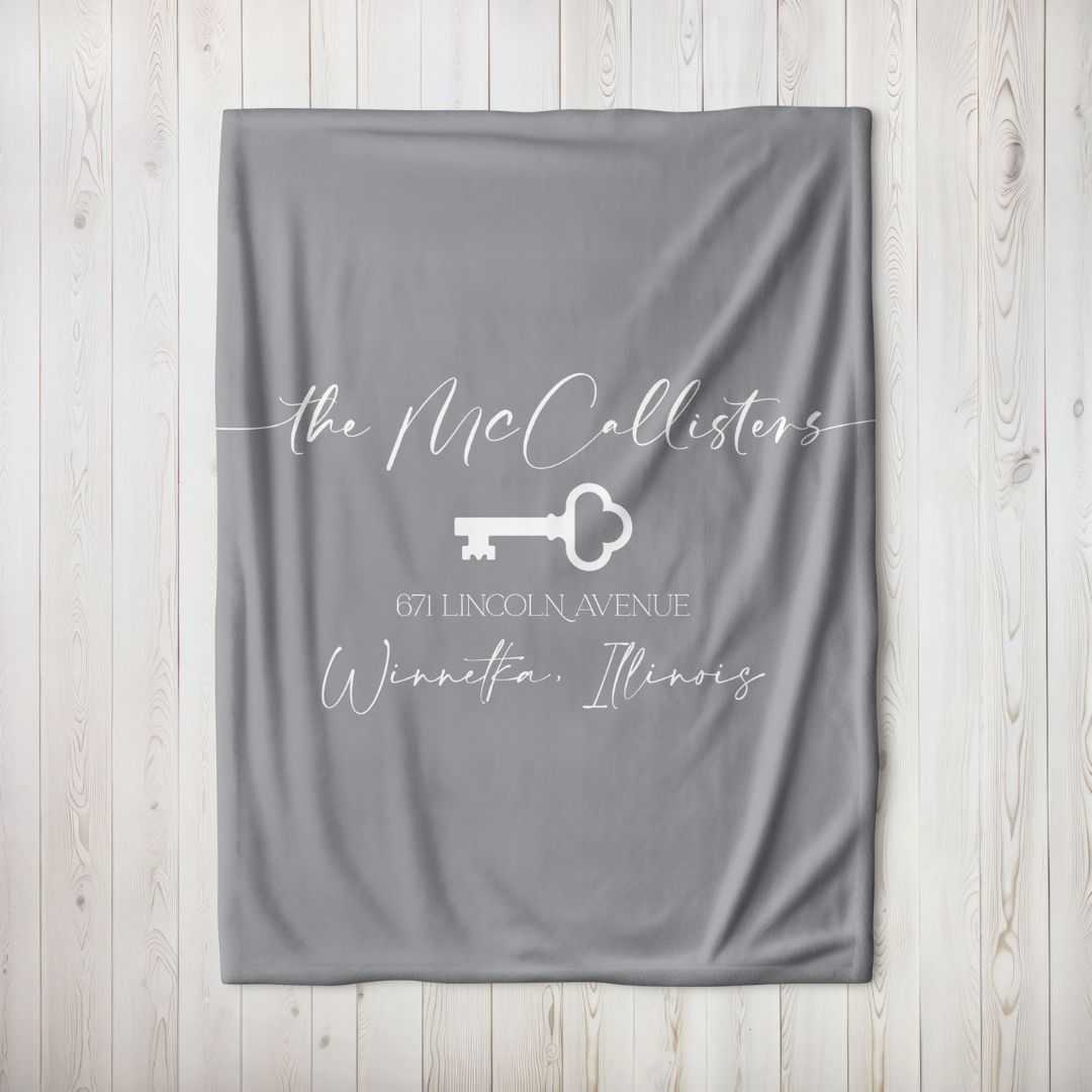 New Home Minky Blanket