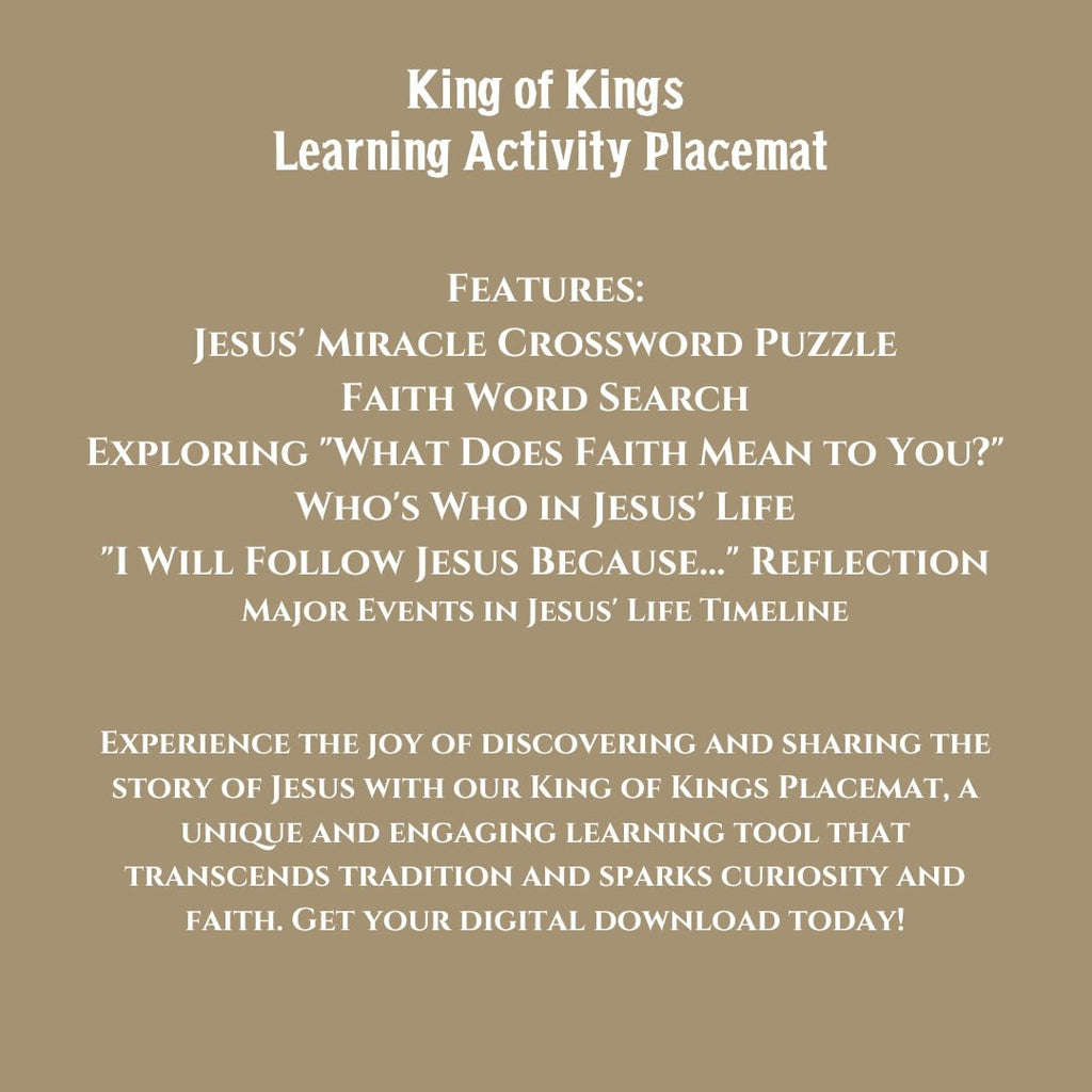 King of Kings Placemat - Twinklette™