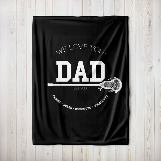 Lacrosse Dad/Mom Blanket - Twinklette™