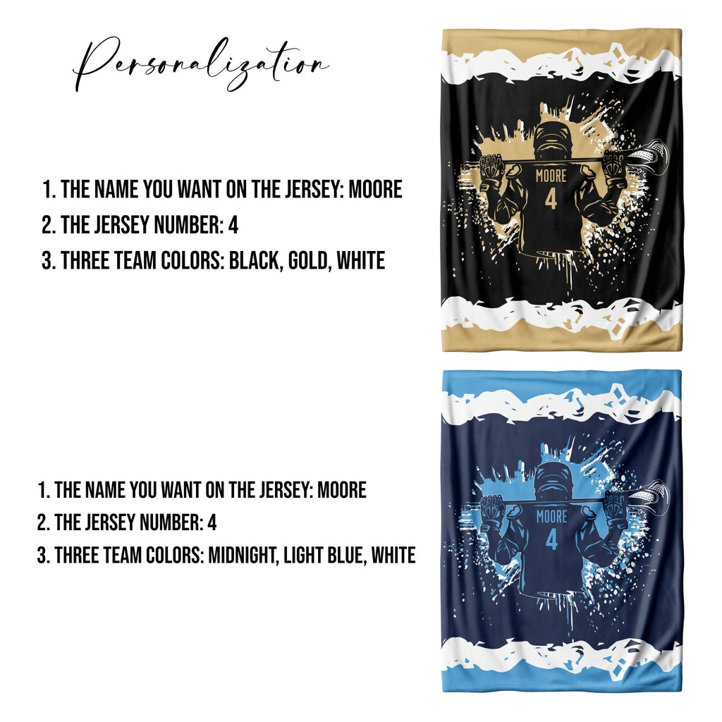 Lacrosse Player Blanket - Twinklette™