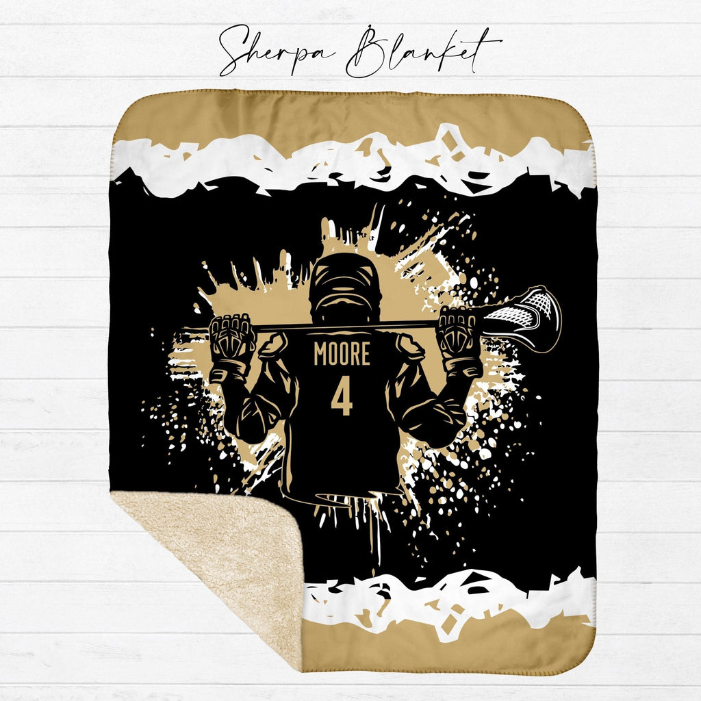 Lacrosse Player Blanket - Twinklette™