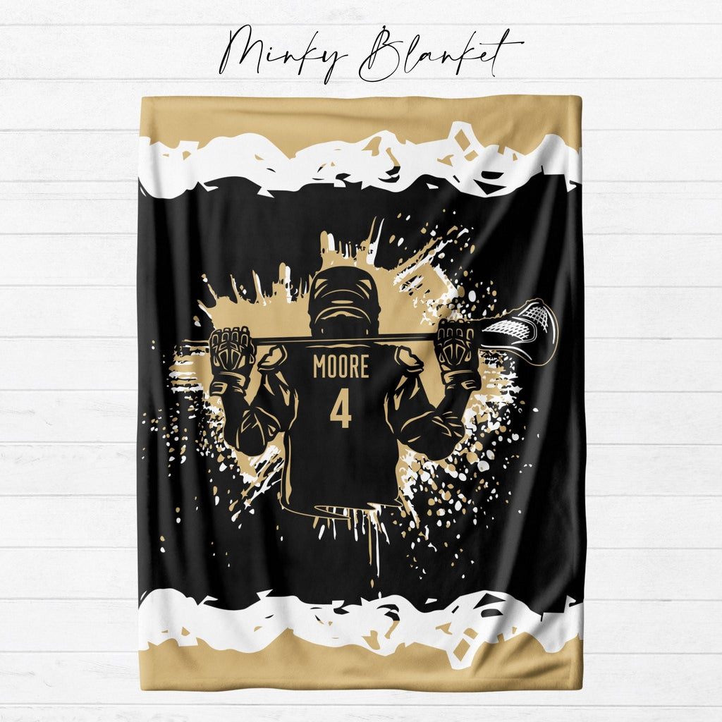 Lacrosse Player Blanket - Twinklette™