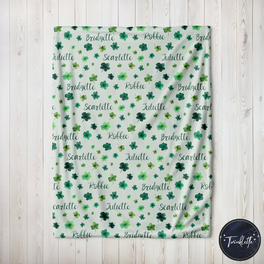 Lucky Shamrocks Blanket - Twinklette™