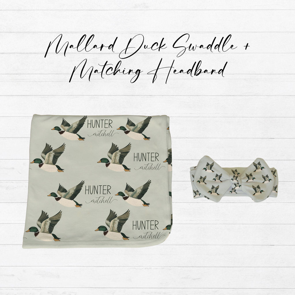 Mallard Duck Baby Bow Headband - Twinklette™