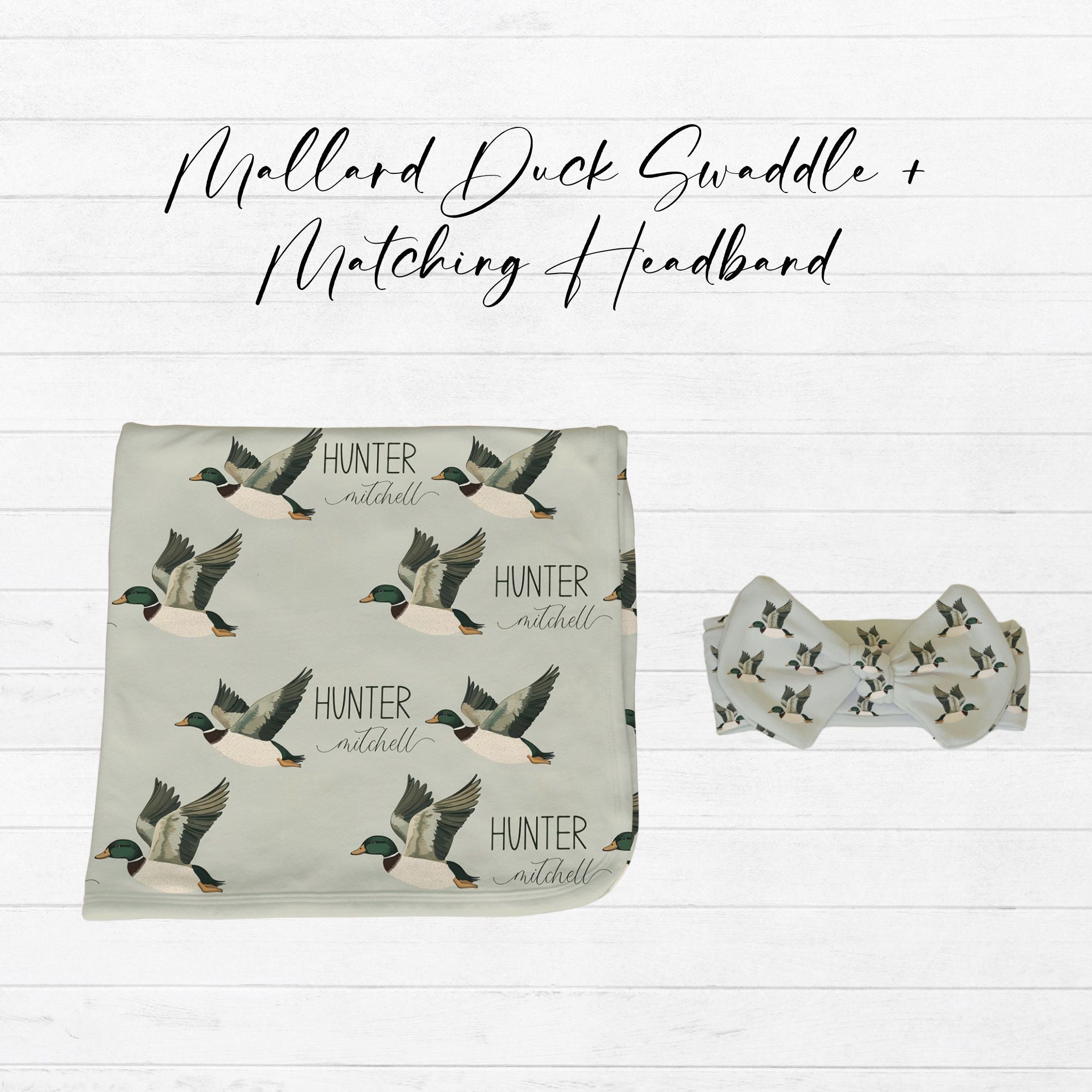 Mallard Duck Baby Bow Headband - Twinklette™