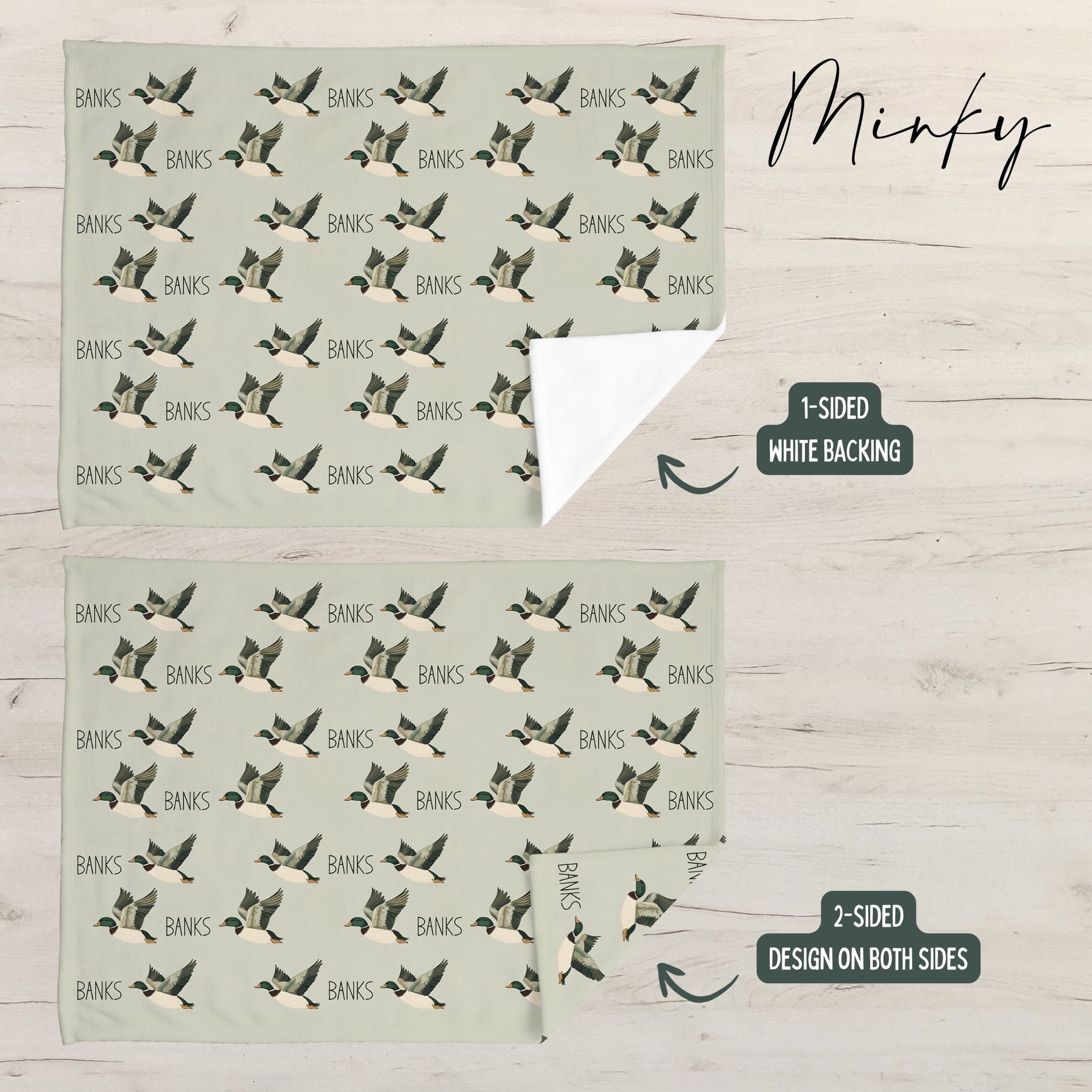 Mallard Duck Baby Minky Blanket - Twinklette™