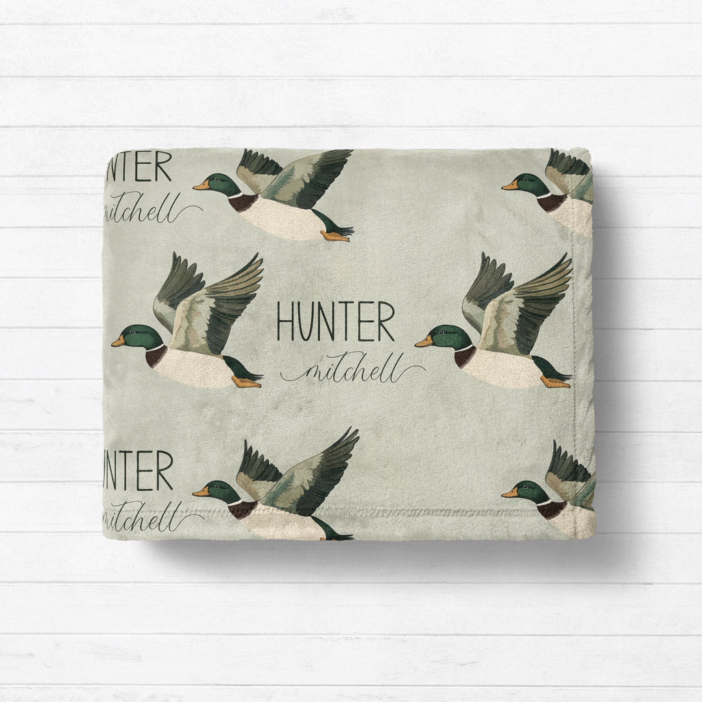 Mallard Duck Baby Minky Blanket - Twinklette™