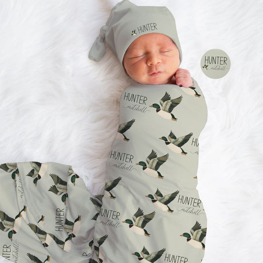 Mallard Ducks Swaddle Set - Twinklette™