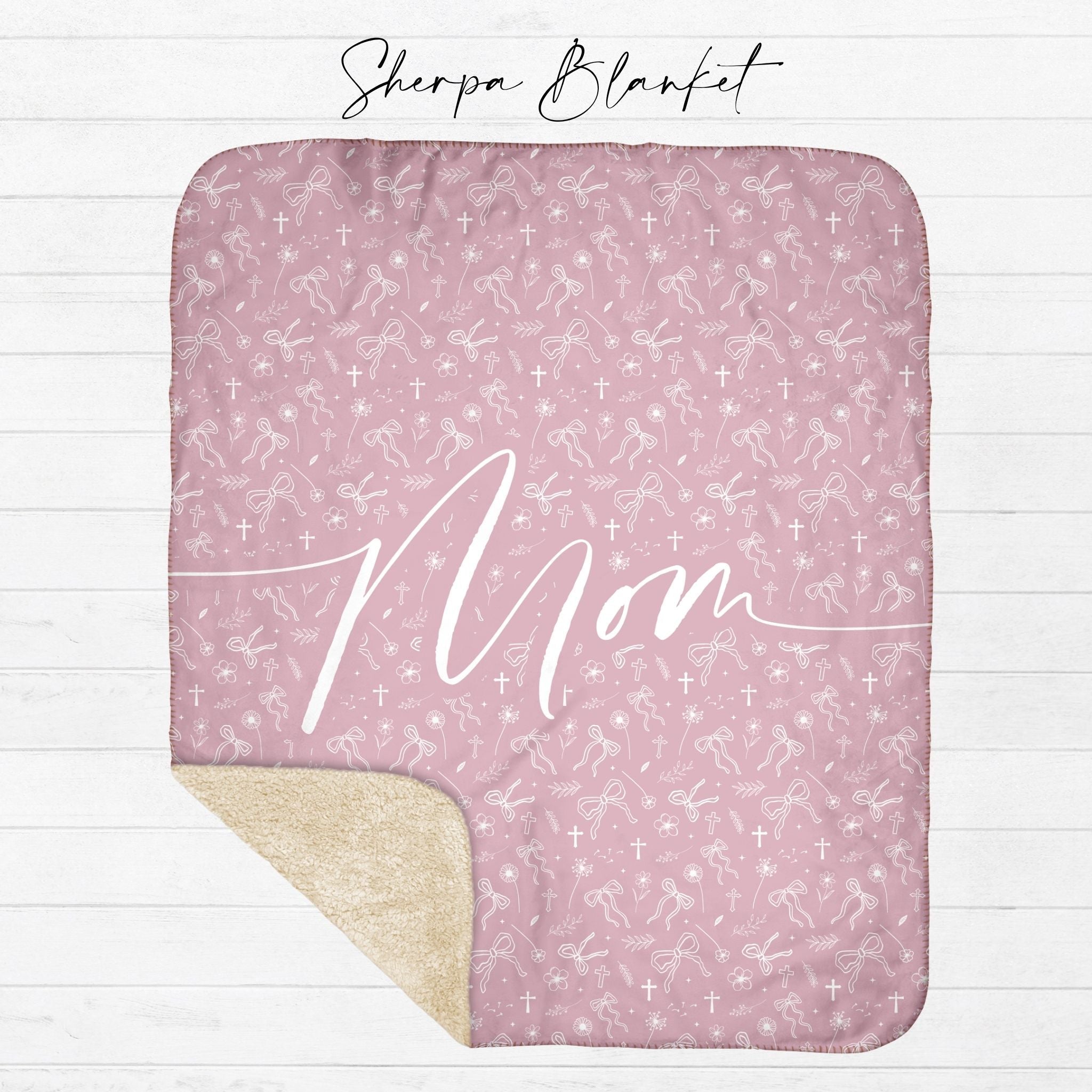 Mom & Grandma Floral Faith Blanket - Twinklette™