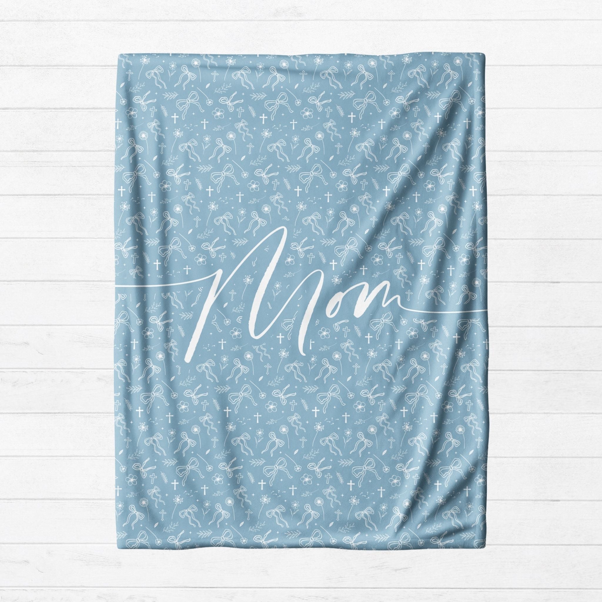 Mom & Grandma Floral Faith Blanket - Twinklette™