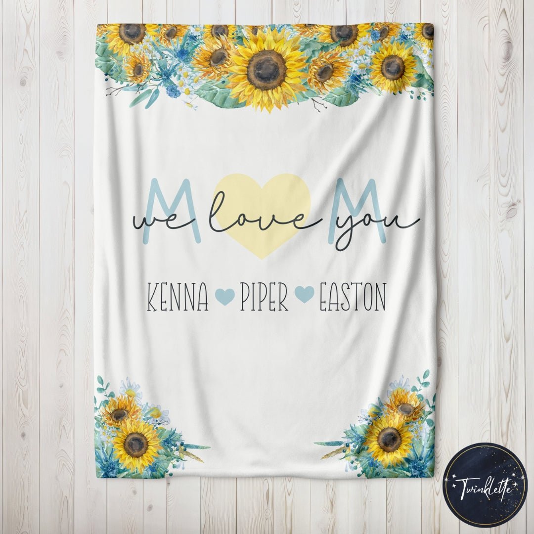 Mom Sunflower Blanket - Twinklette™