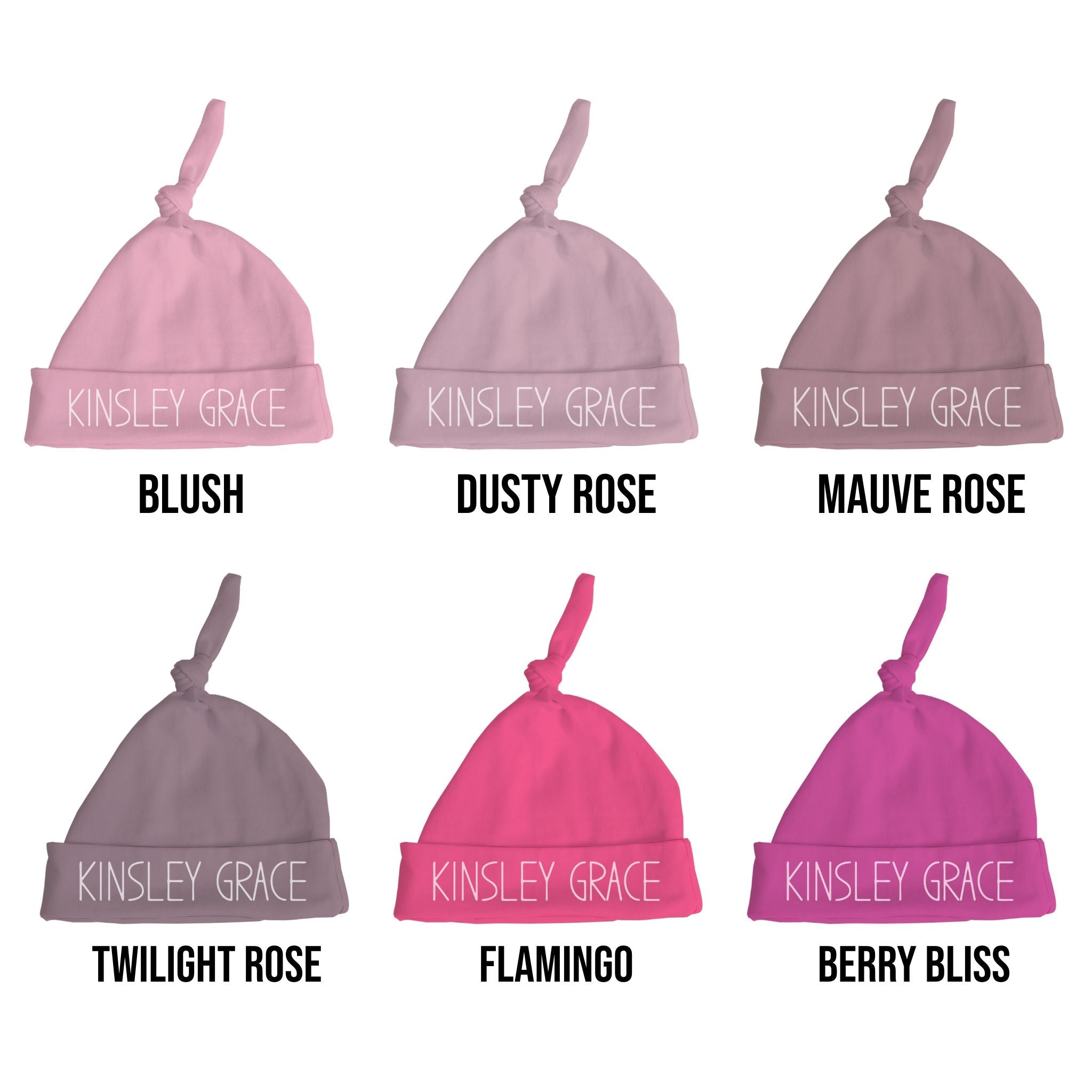 Name Baby Knotted Hat - Twinklette™