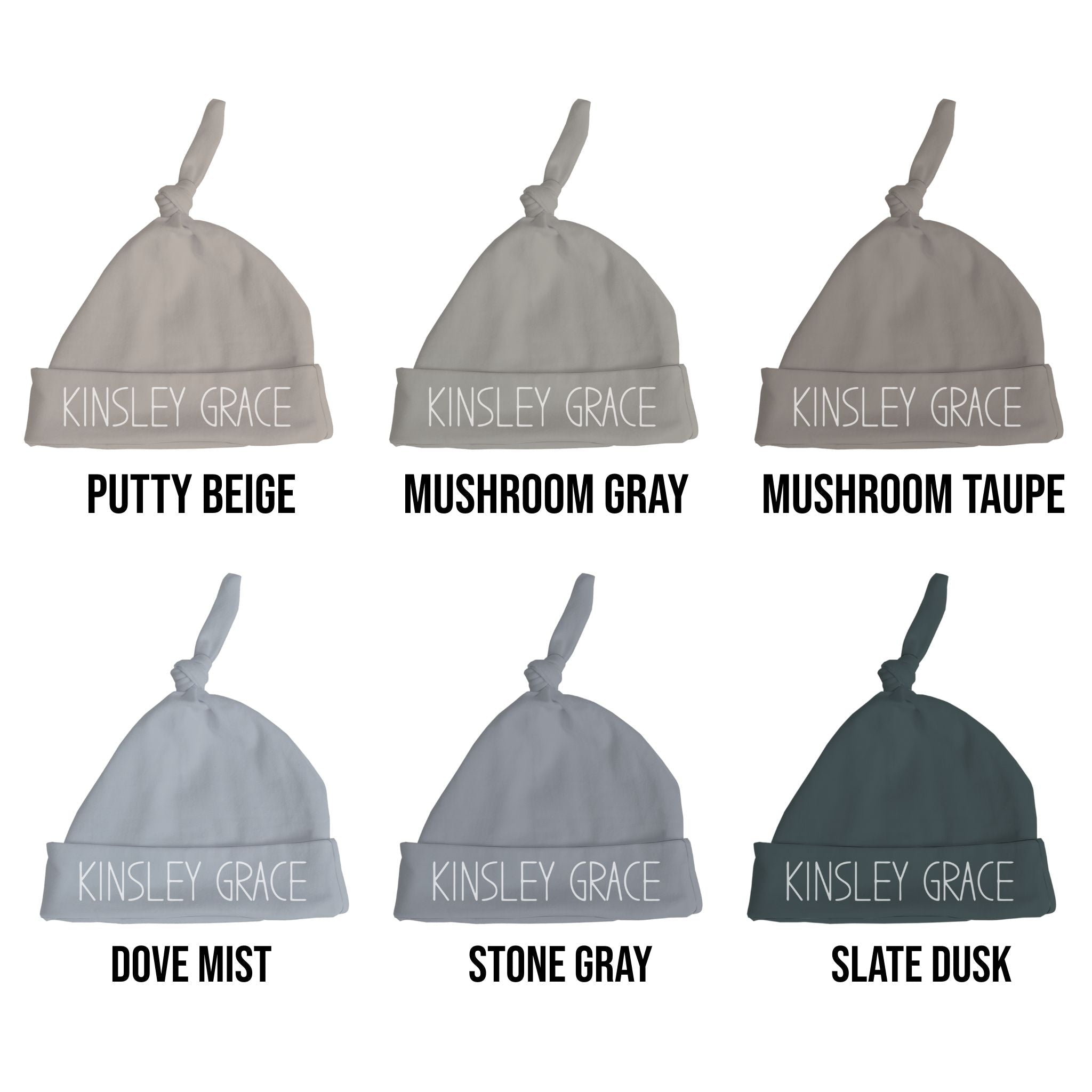 Name Baby Knotted Hat - Twinklette™