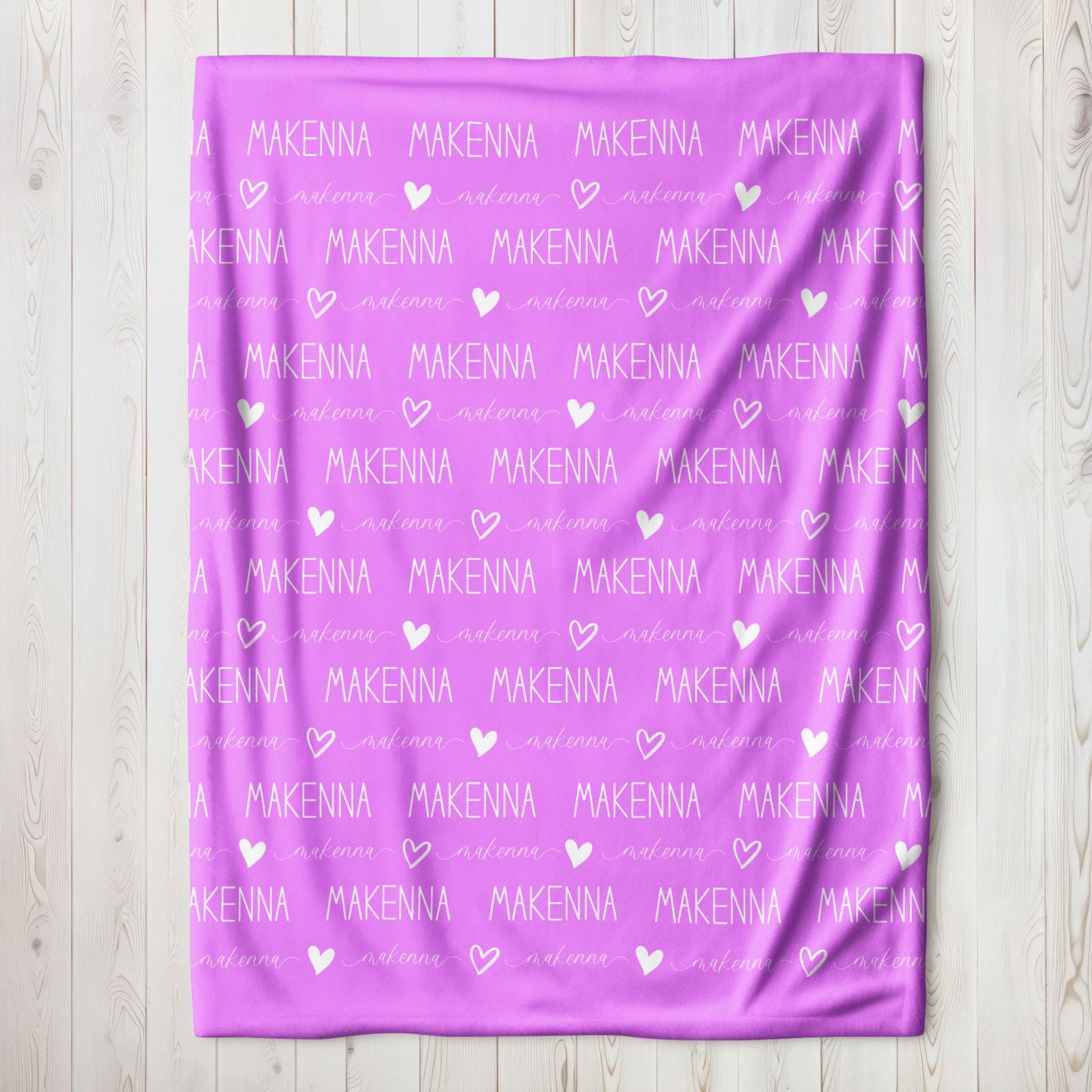 Name Heart Blanket - Twinklette™