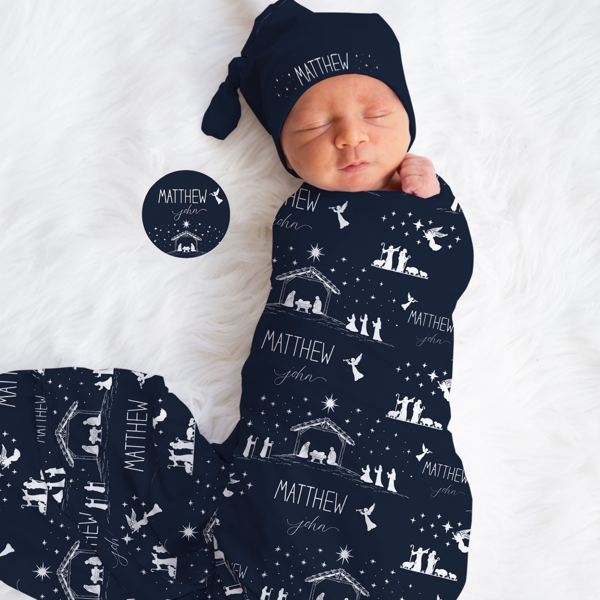 Nativity Baby Swaddle Bundle - Twinklette™