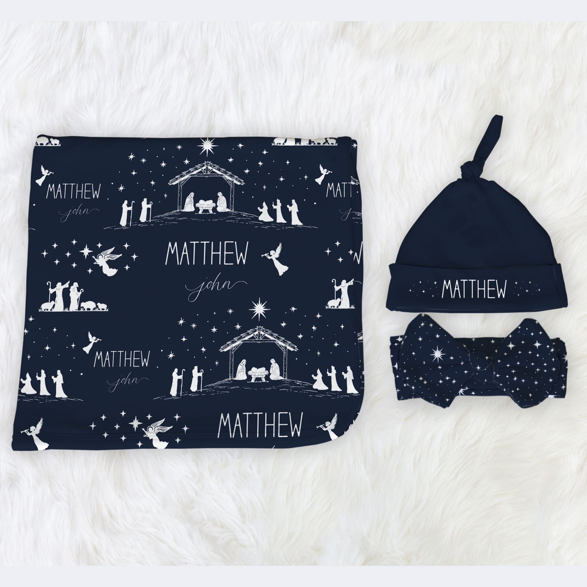 Nativity Baby Swaddle Bundle - Twinklette™