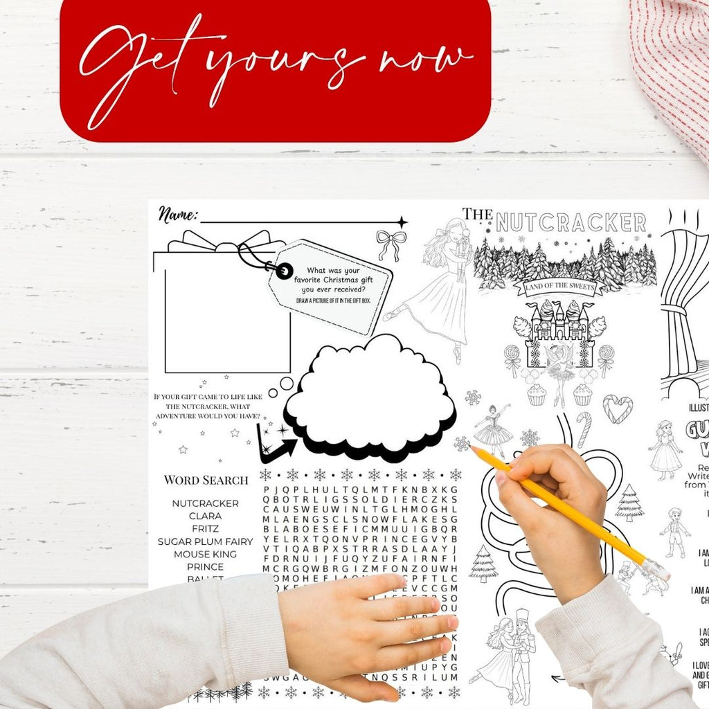 Nutcracker Activity Placemat - Twinklette™