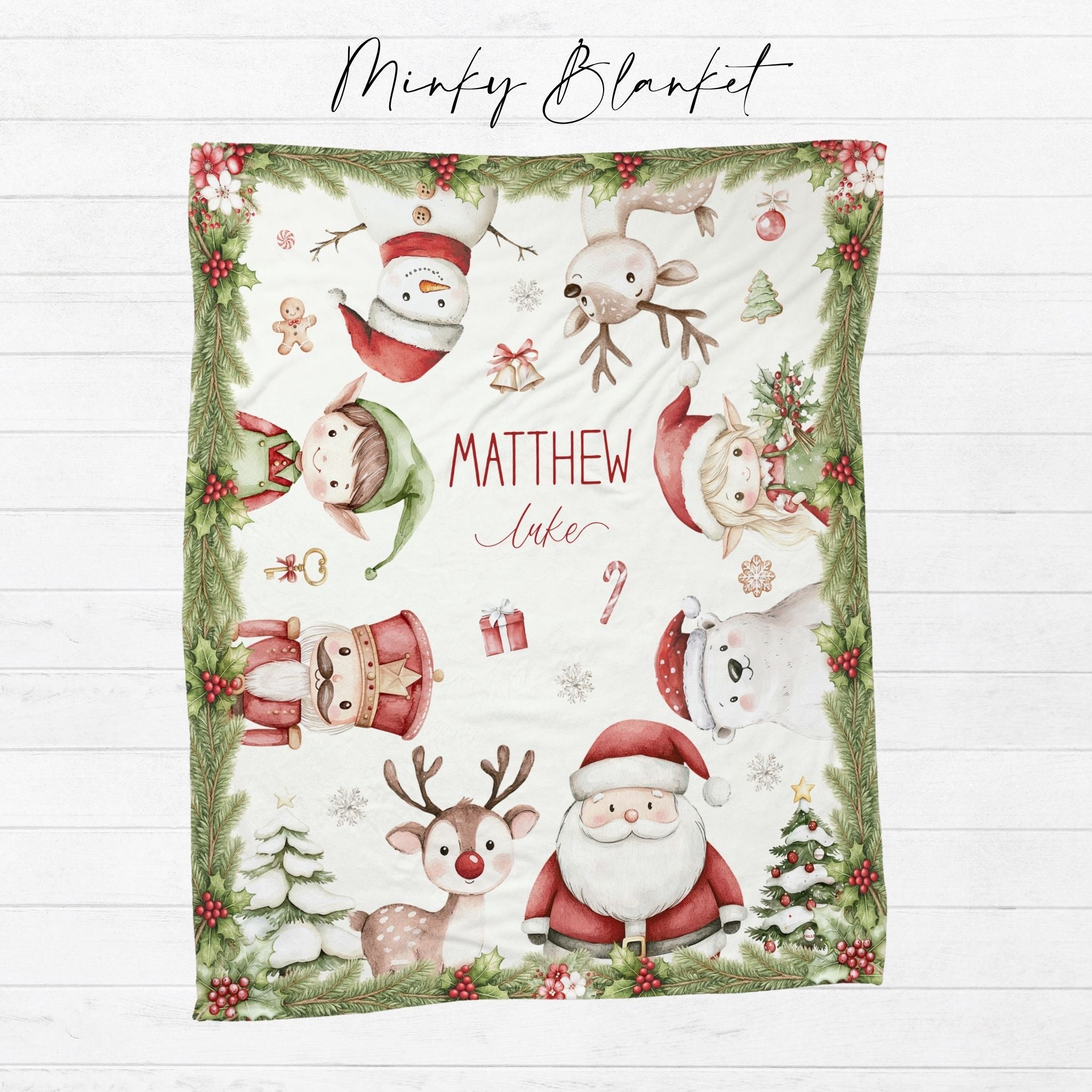 Peekaboo Christmas Blanket