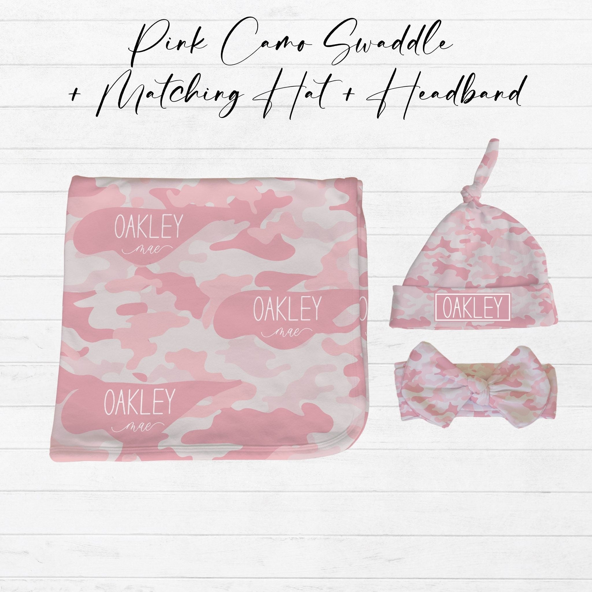 Pink Camo Baby Swaddle - Twinklette™