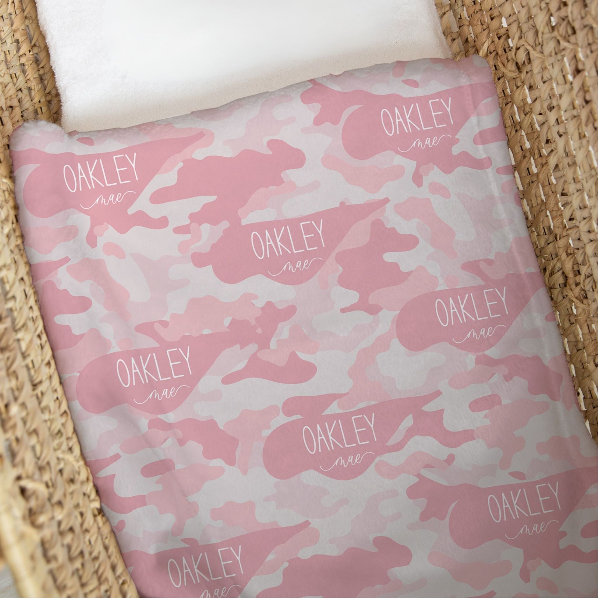 Pink Camo Baby Swaddle - Twinklette™
