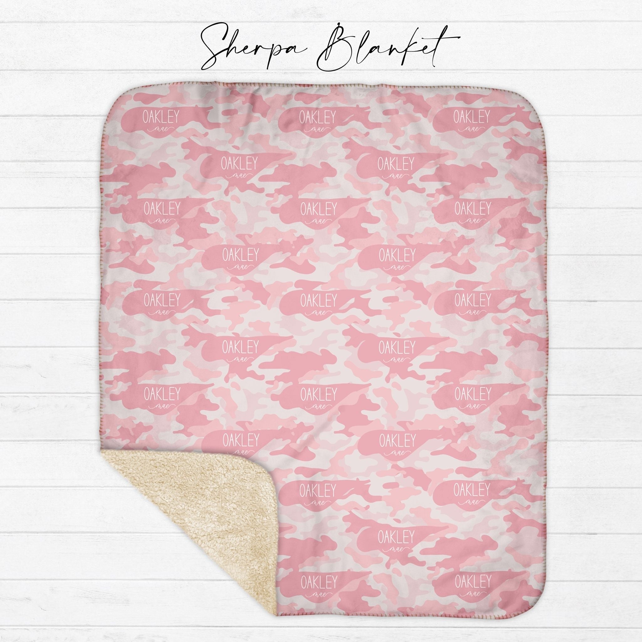 Pink Camo Blanket - Twinklette™