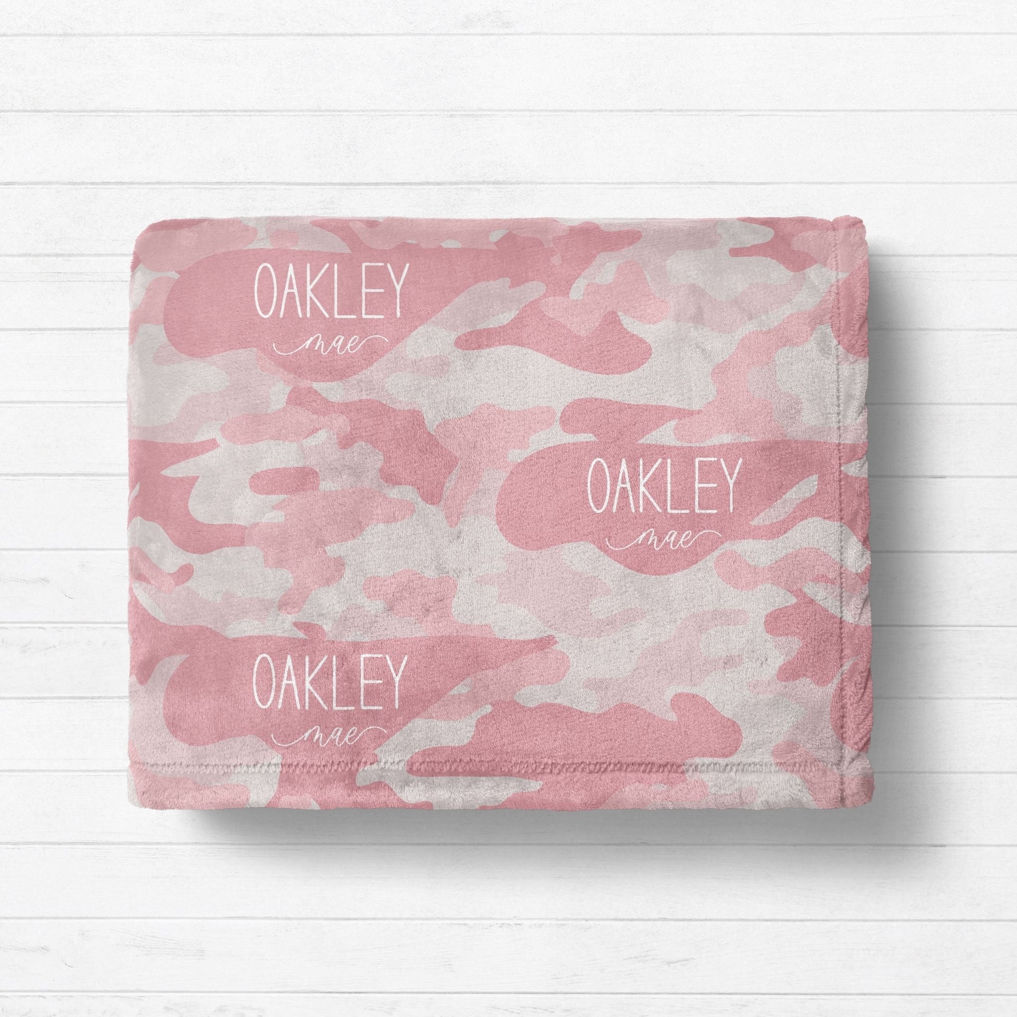 Pink Camo Blanket - Twinklette™