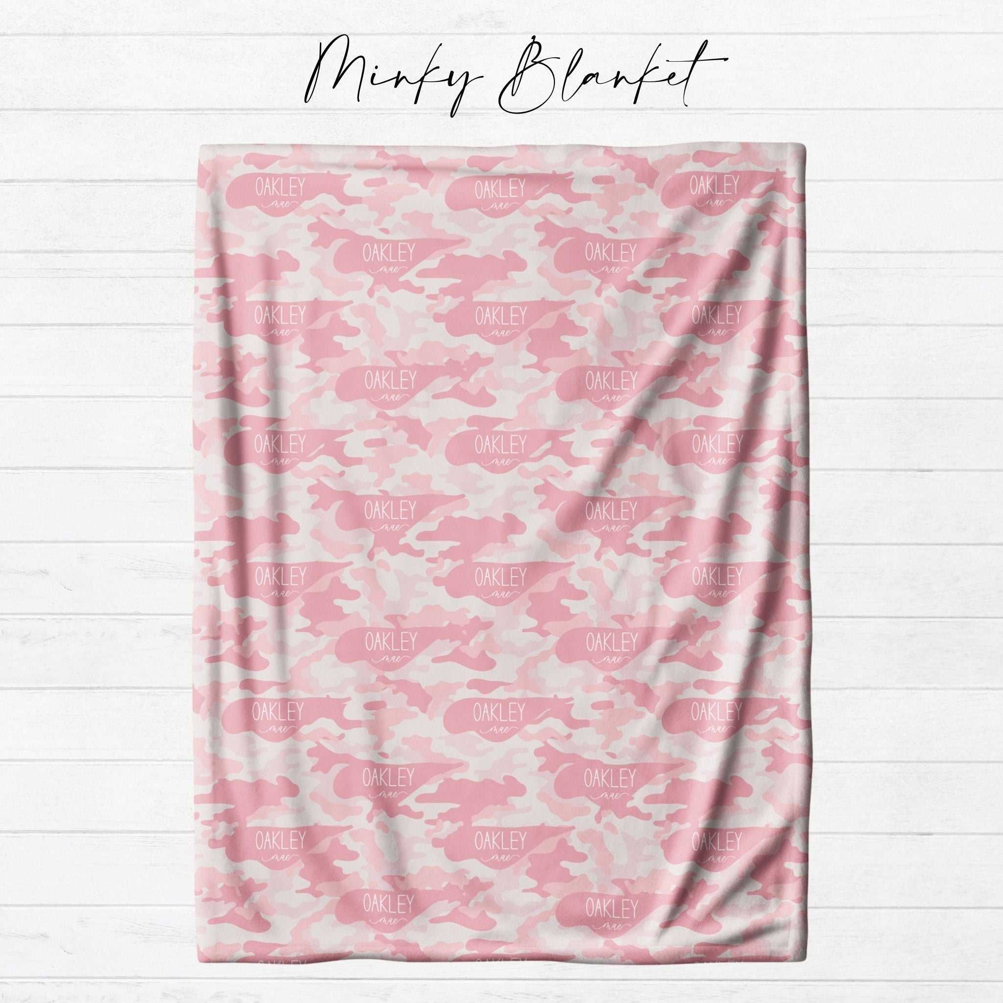 Pink Camo Blanket - Twinklette™