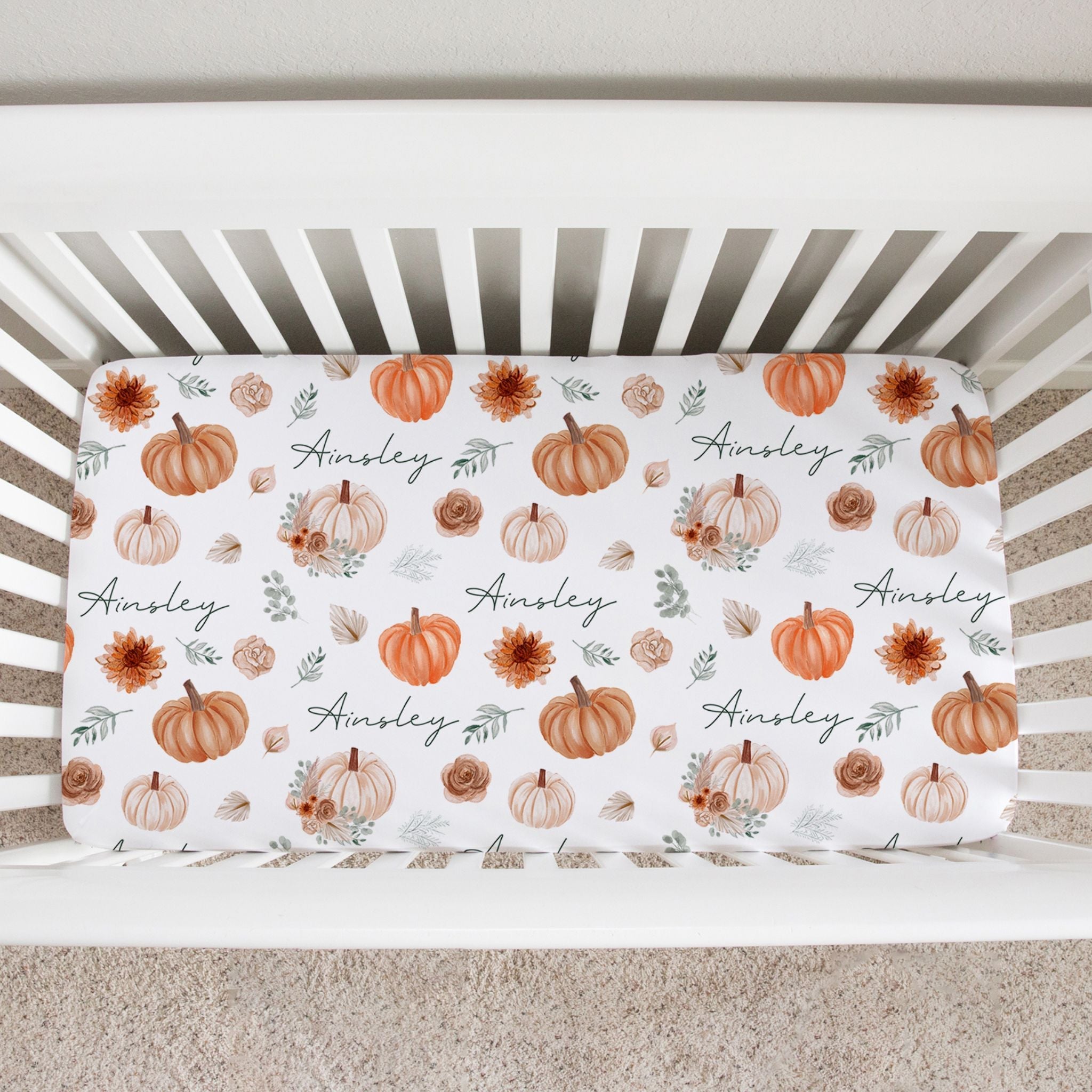Pumpkin Crib Sheet - Twinklette™