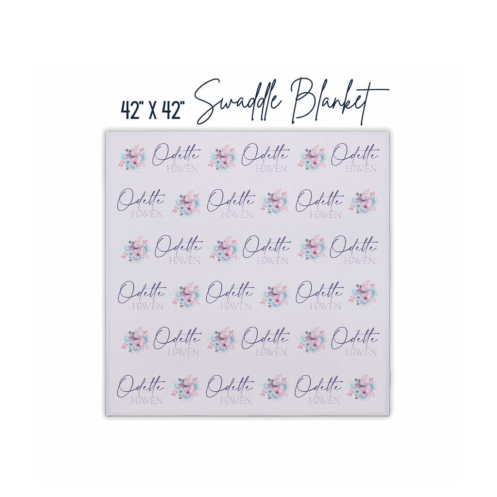 Purple Floral Swaddle Set - Twinklette™