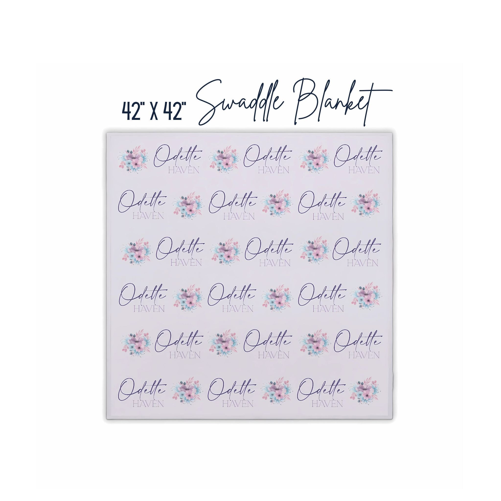 Purple Floral Swaddle Set - Twinklette™