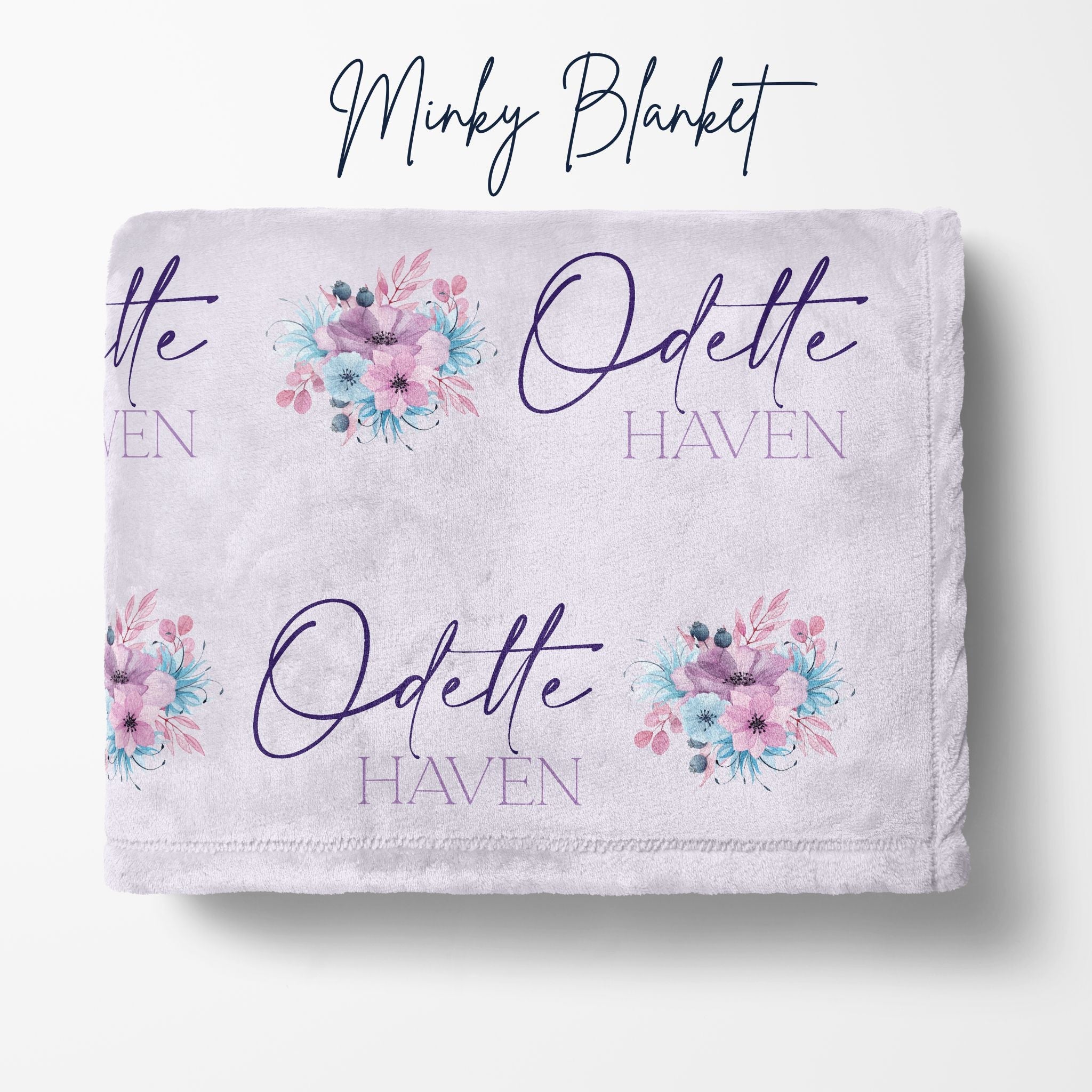 Purple Floral Swaddle Set - Twinklette™