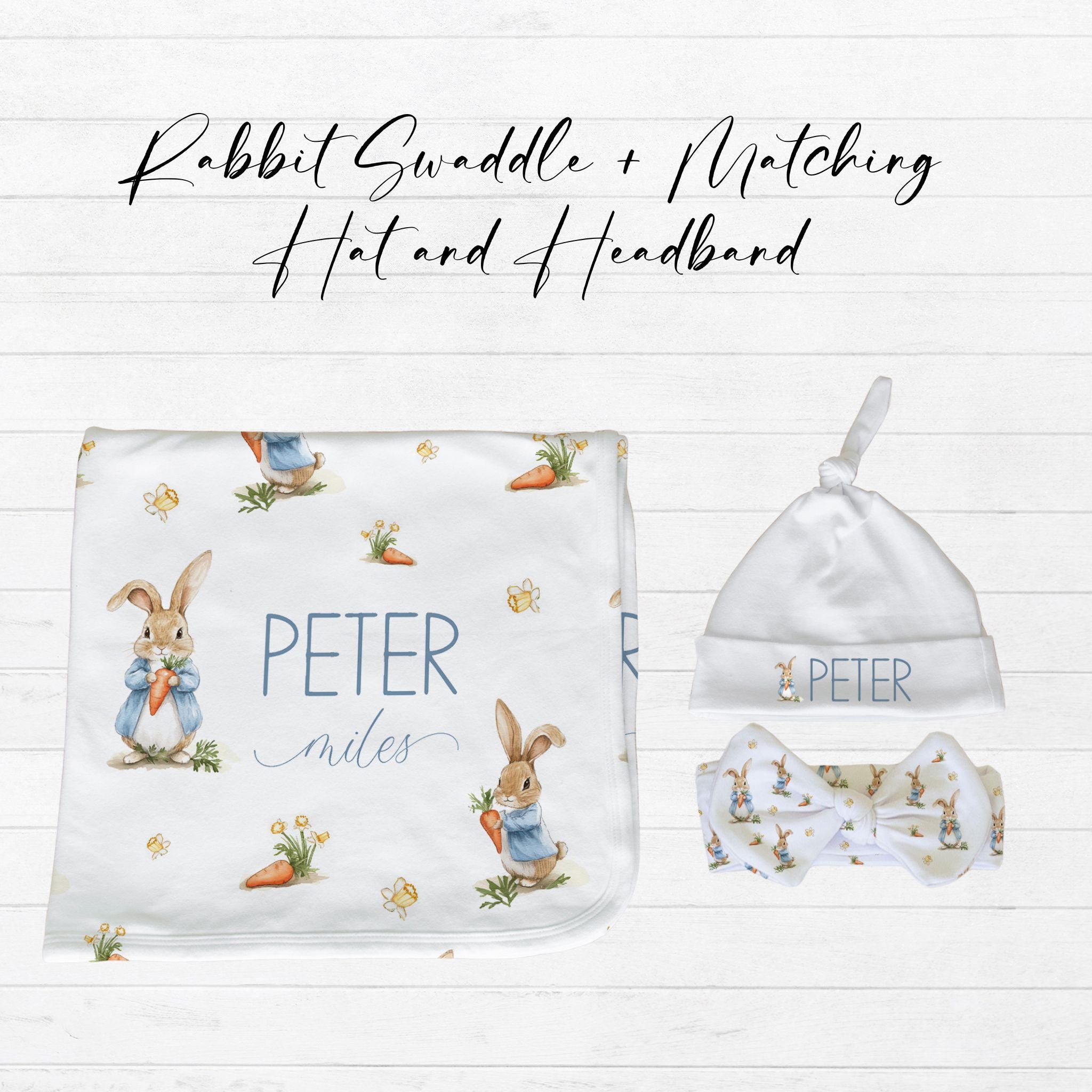 Vintage Rabbit Baby Bow Headband