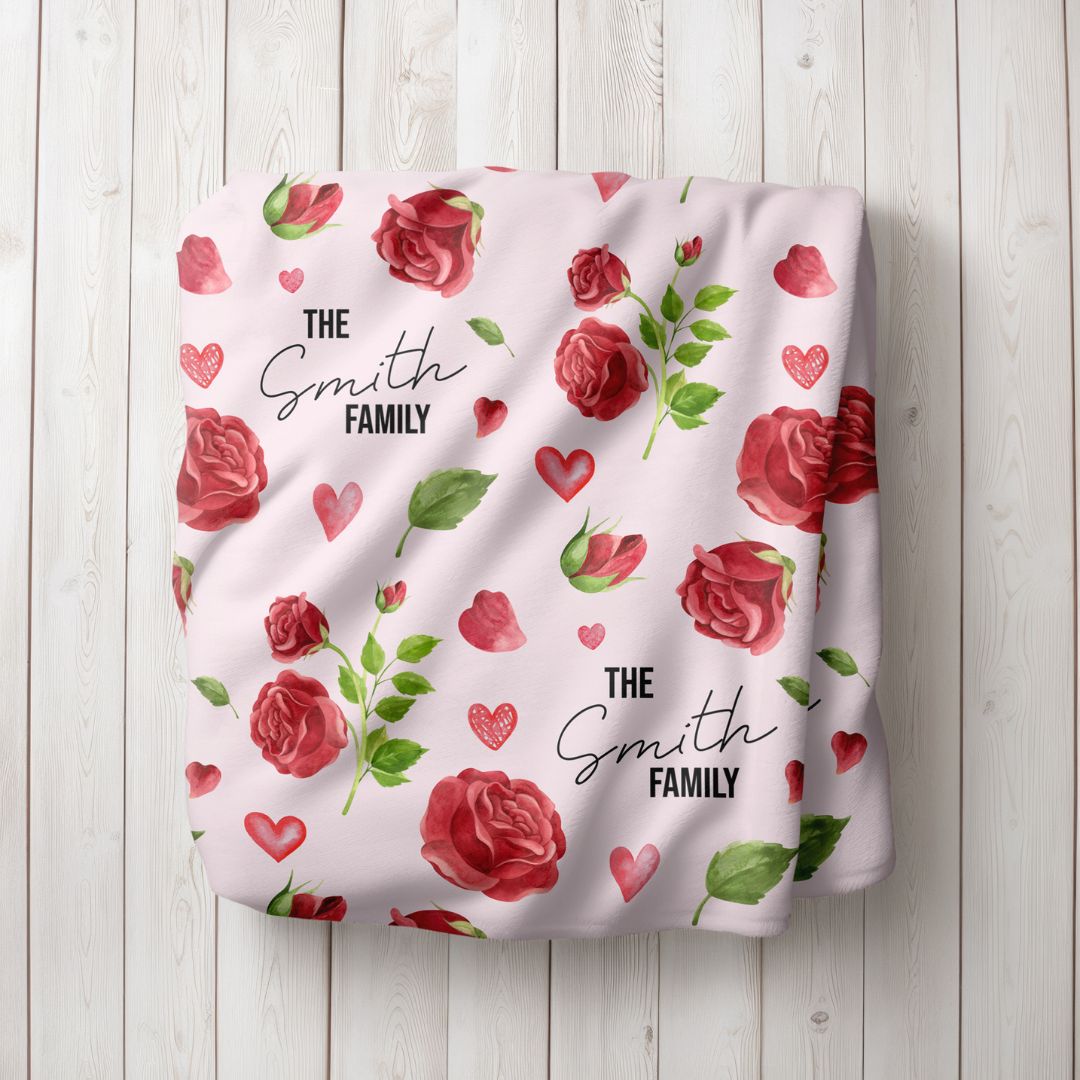 Red Roses Blanket - Twinklette™