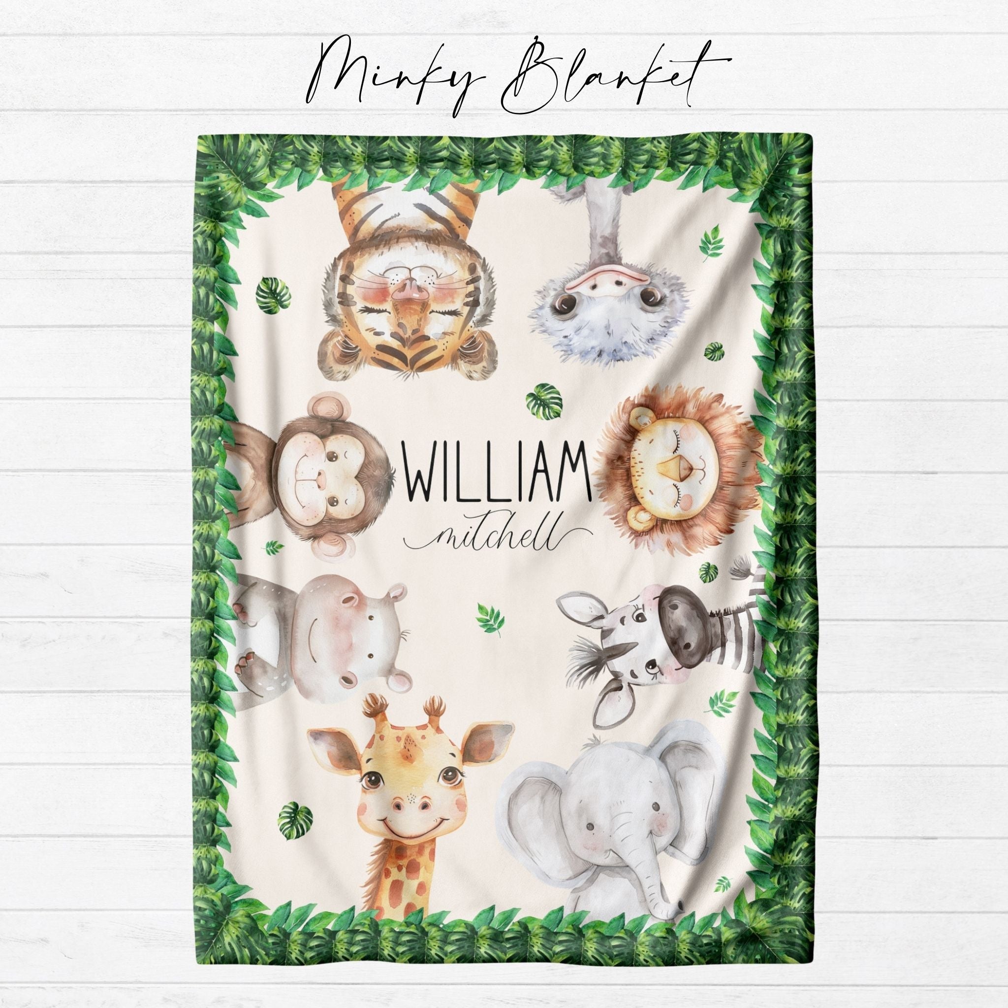 Safari Animals Blankets - Twinklette™