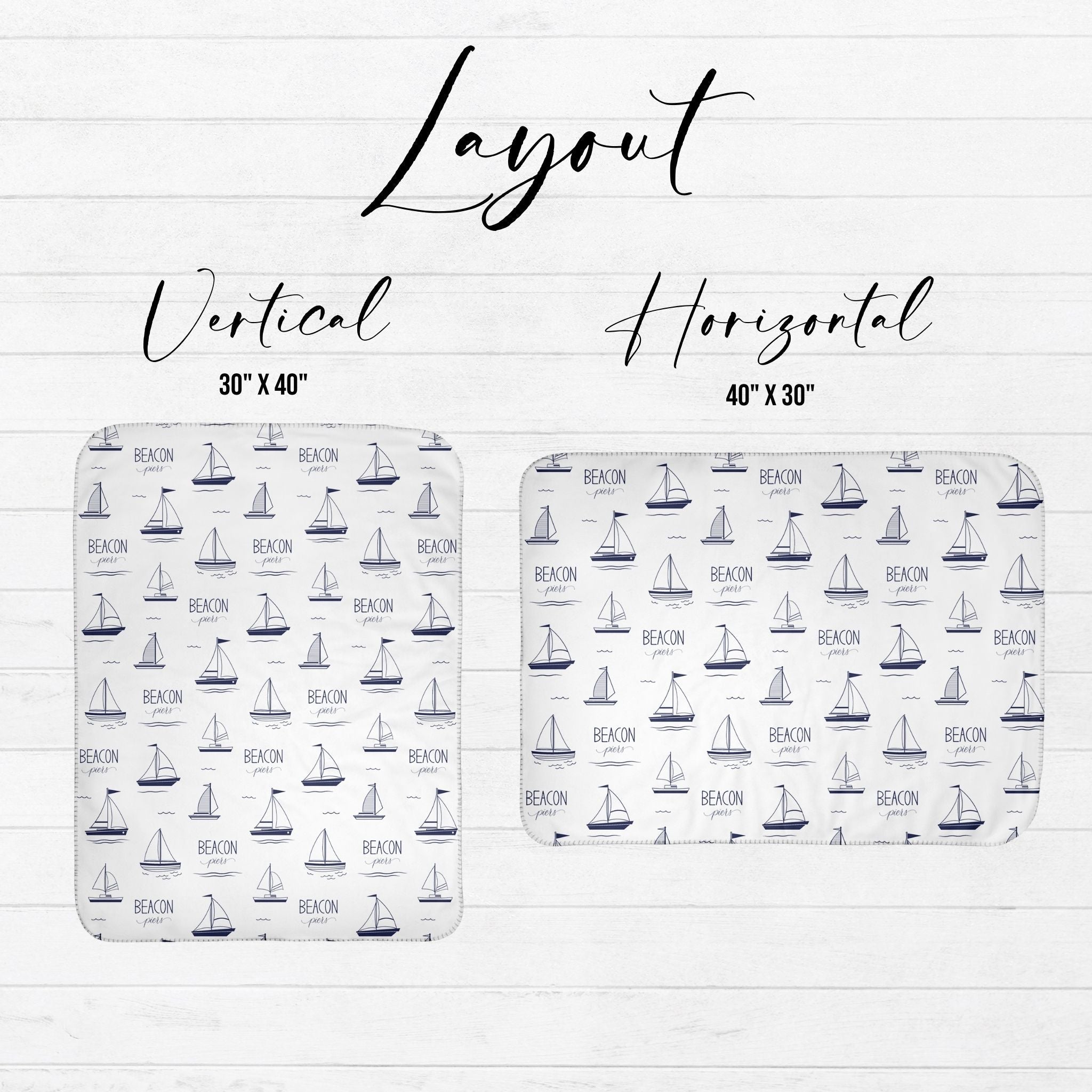 Sailboat Baby Sherpa Blanket - Twinklette™