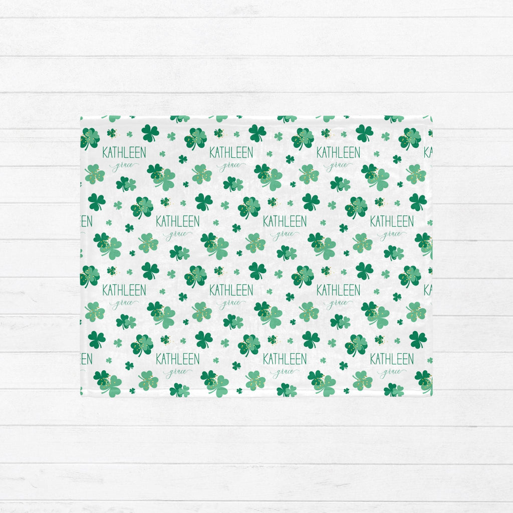 Shamrock Baby Minky Blanket - Twinklette™