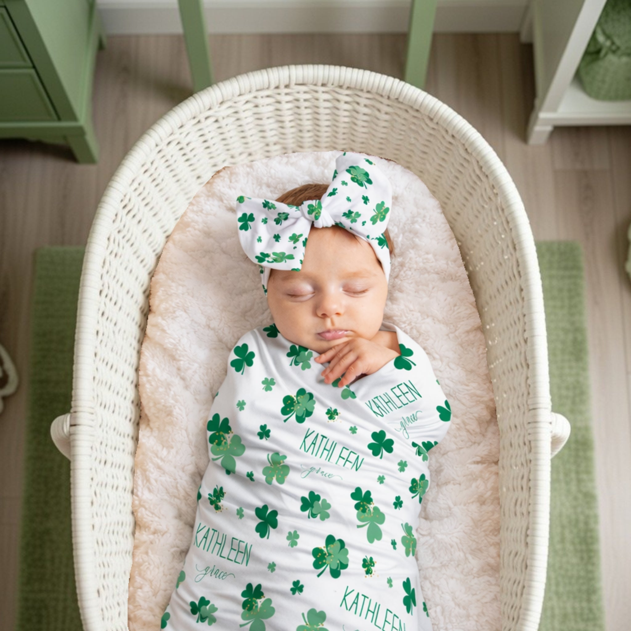 Shamrock Baby Swaddle Bundle - Twinklette™