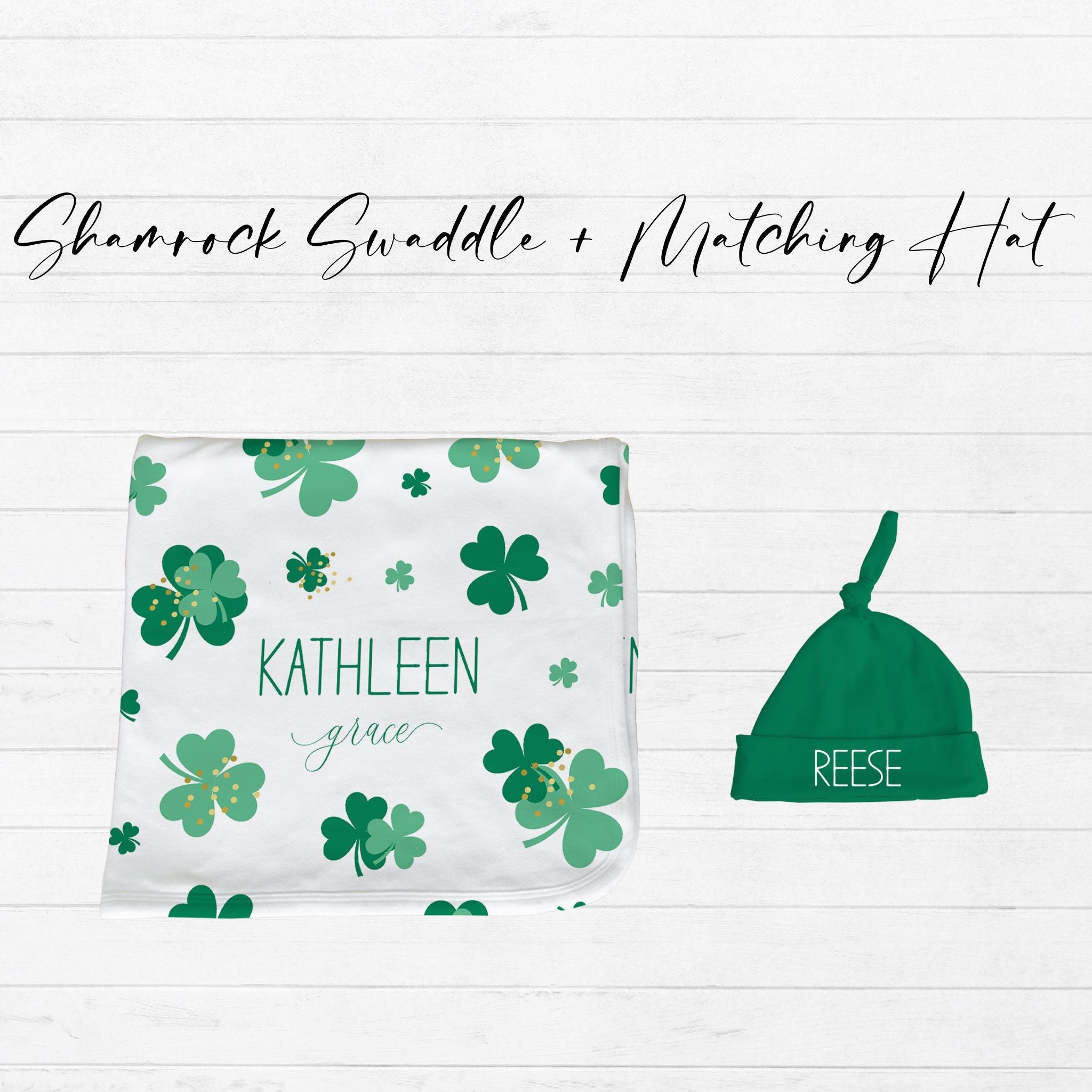 Shamrock Green Baby Knotted Hat - Twinklette™