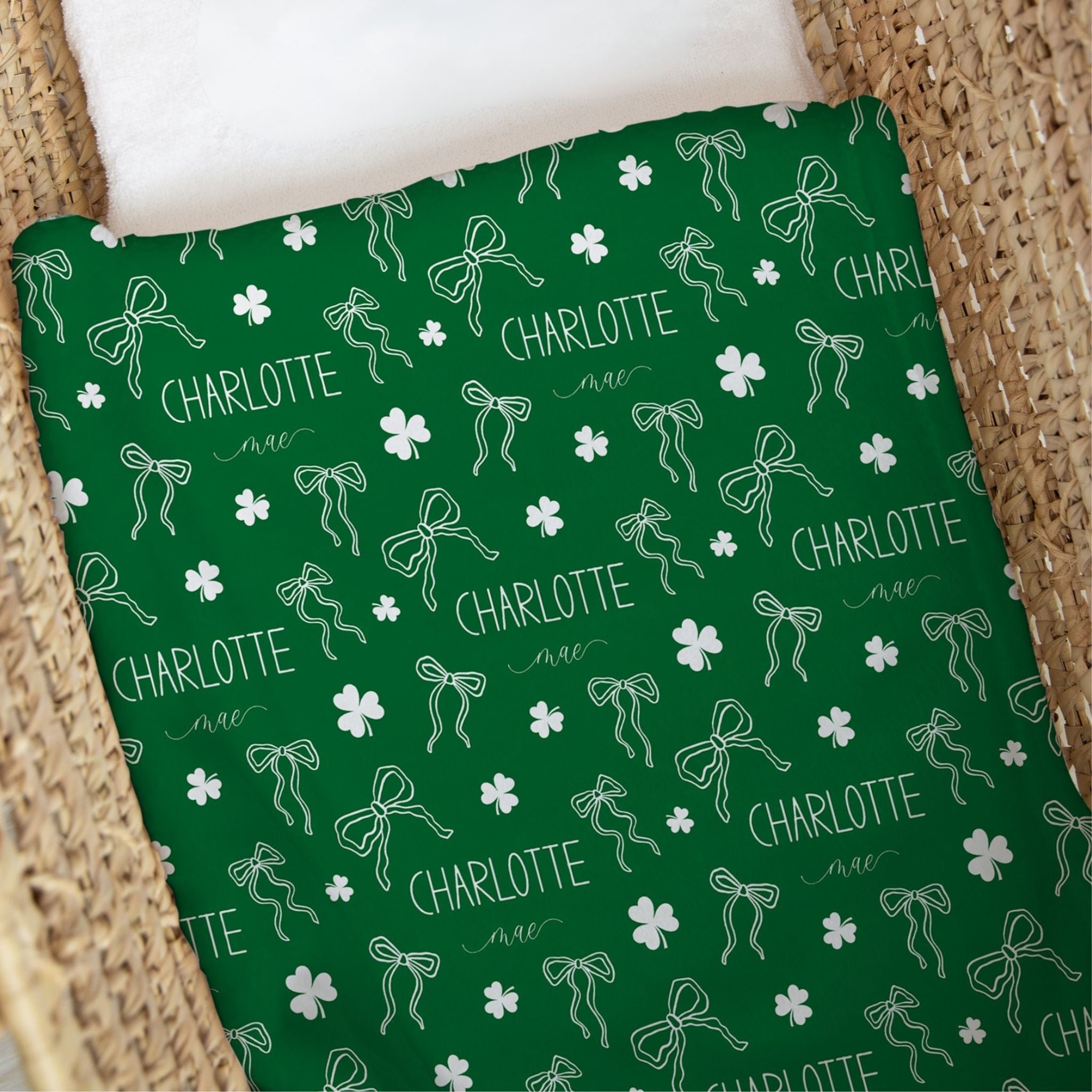 Shamrocks and Bows Swaddle Bundle - Twinklette™