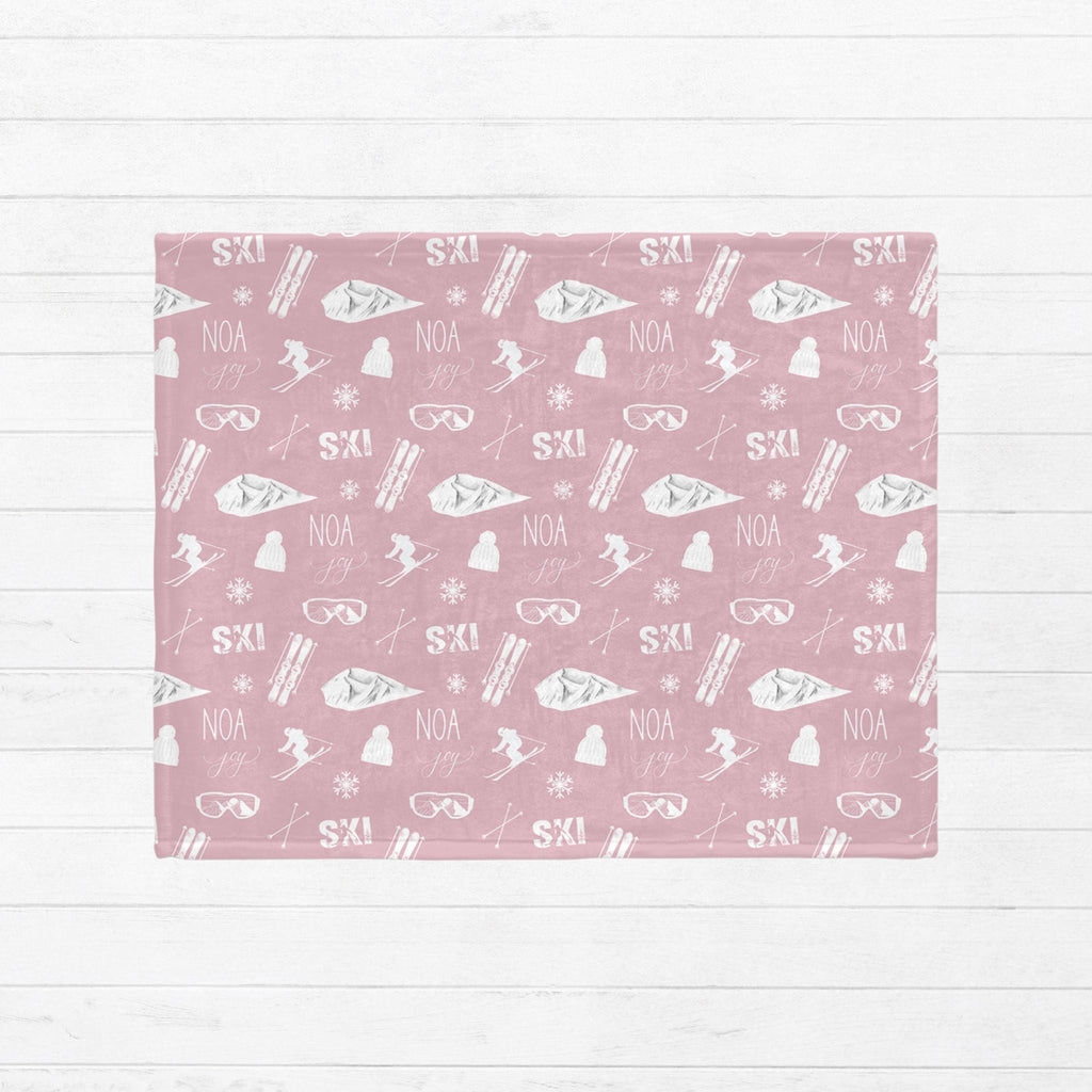 Ski Baby Minky Blanket - Twinklette™