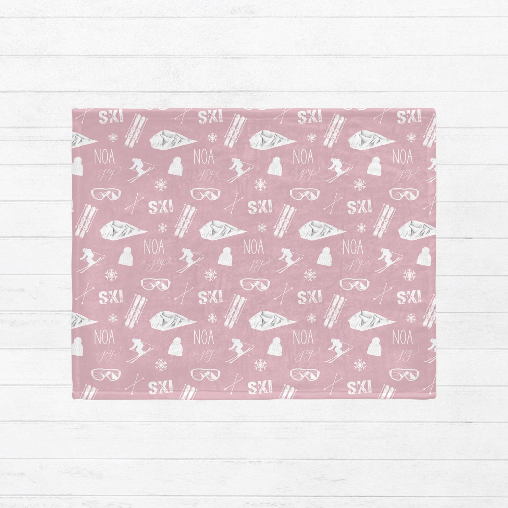 Ski Baby Minky Blanket - Twinklette™