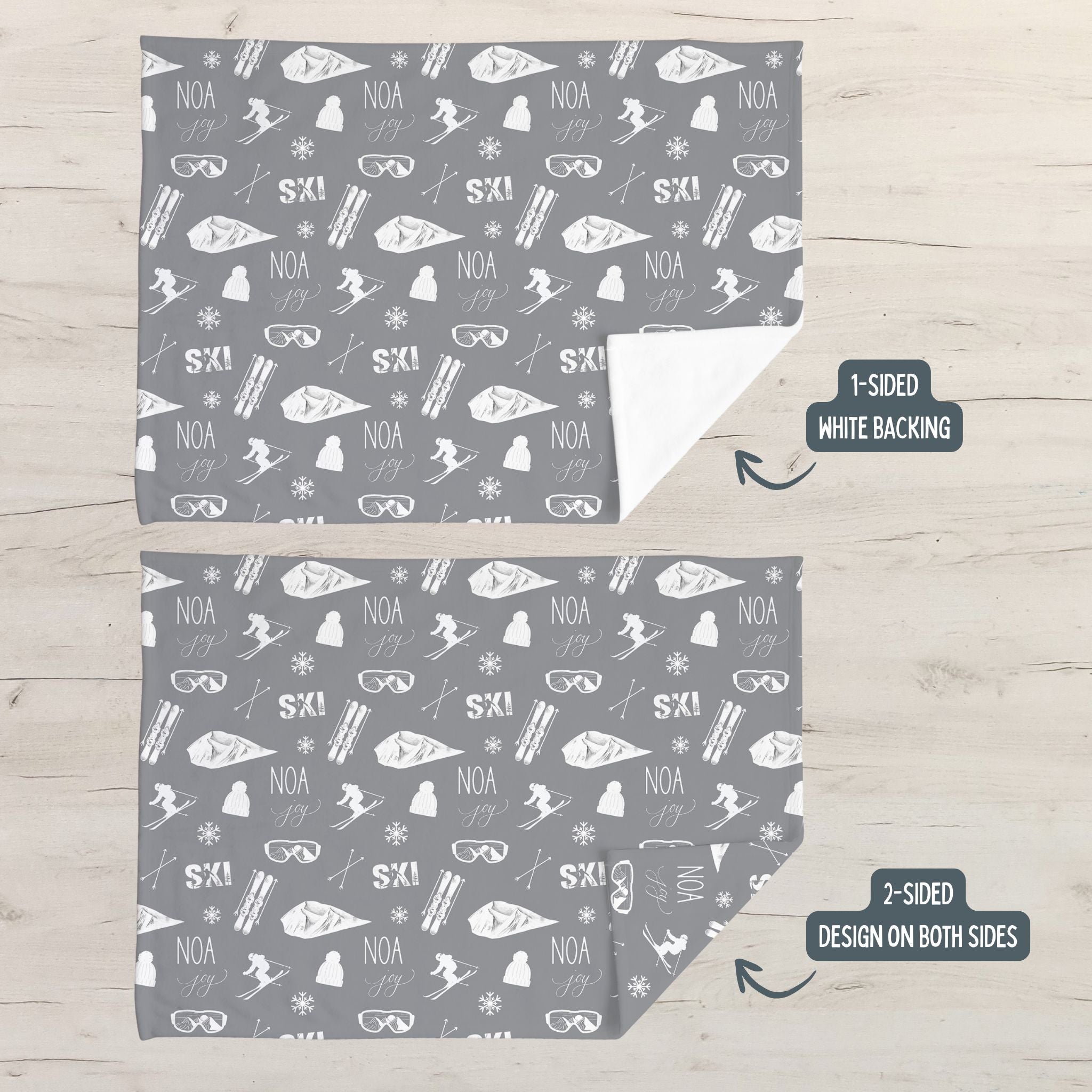 Ski Baby Minky Blanket - Twinklette™