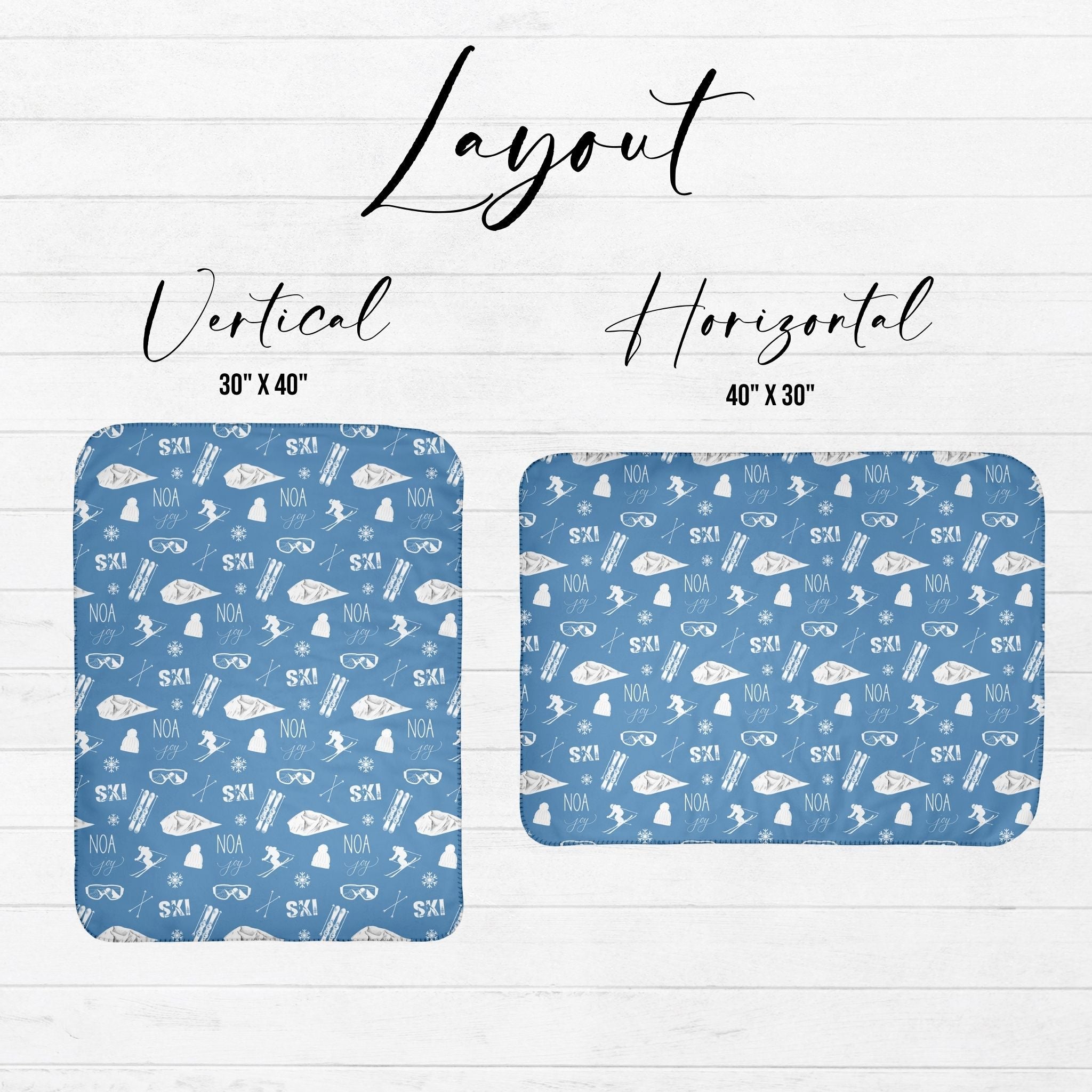 Ski Baby Sherpa Blanket - Twinklette™