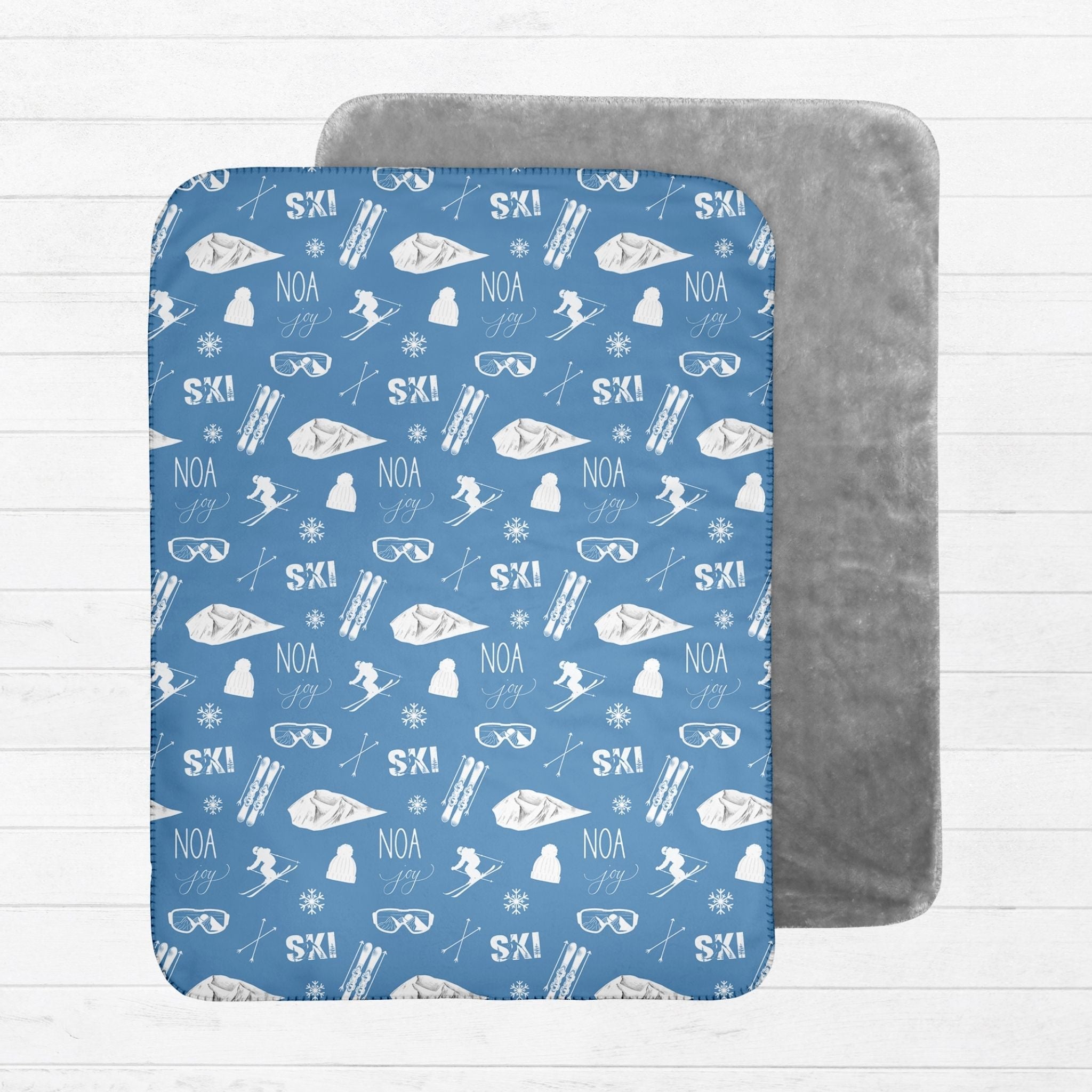 Ski Baby Sherpa Blanket - Twinklette™