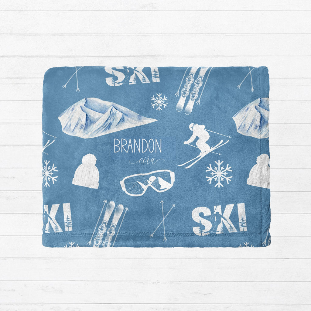 Ski Name Blanket - Twinklette™