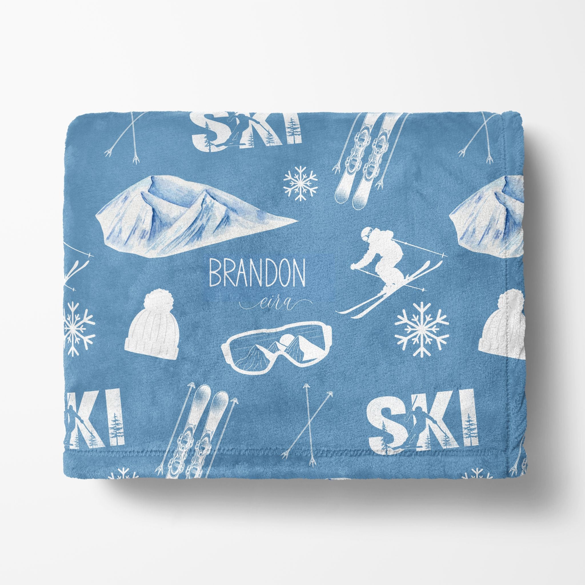 Ski Name Blanket - Twinklette™